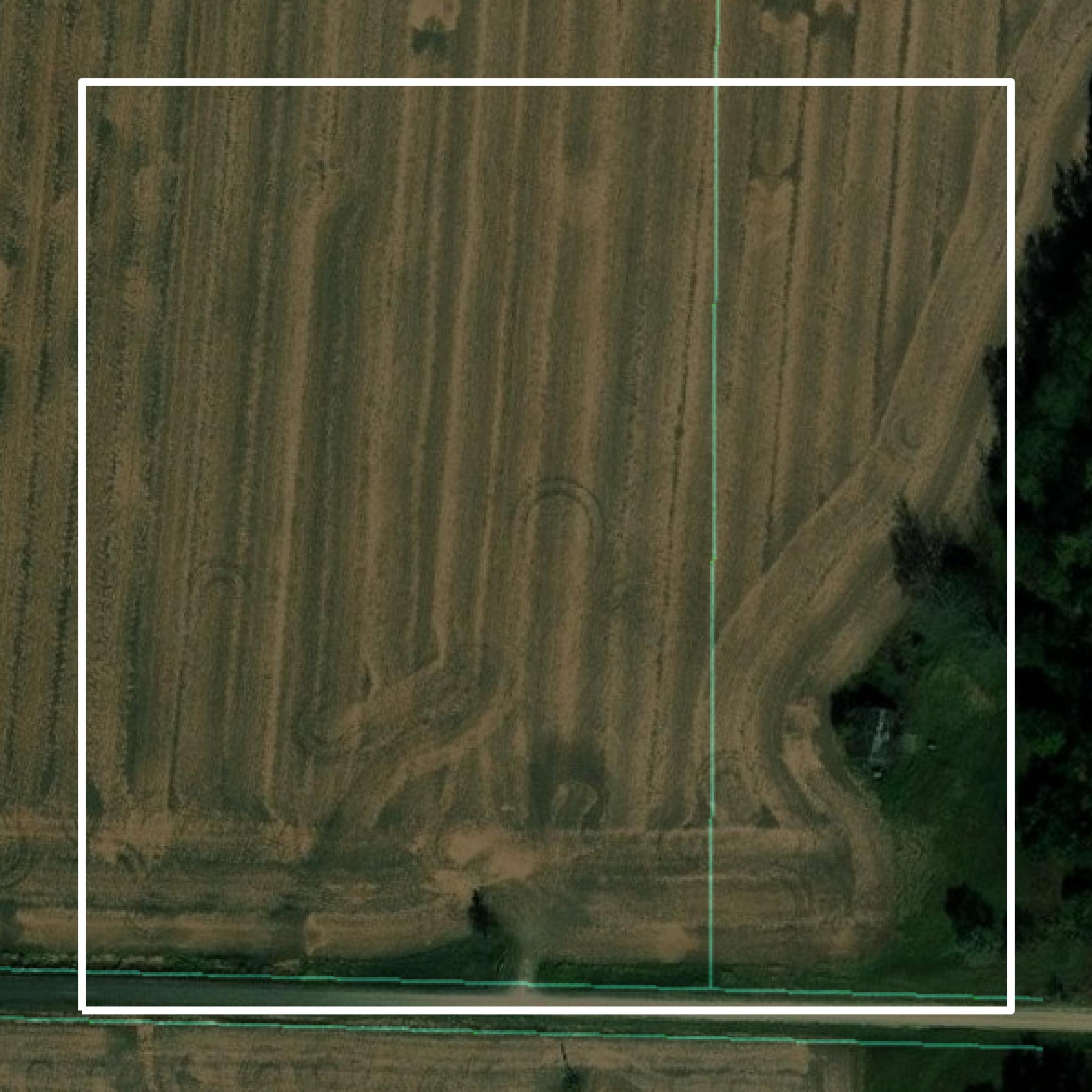This image shows parcel and building data in Nodaway County created using GIS data in Equator.