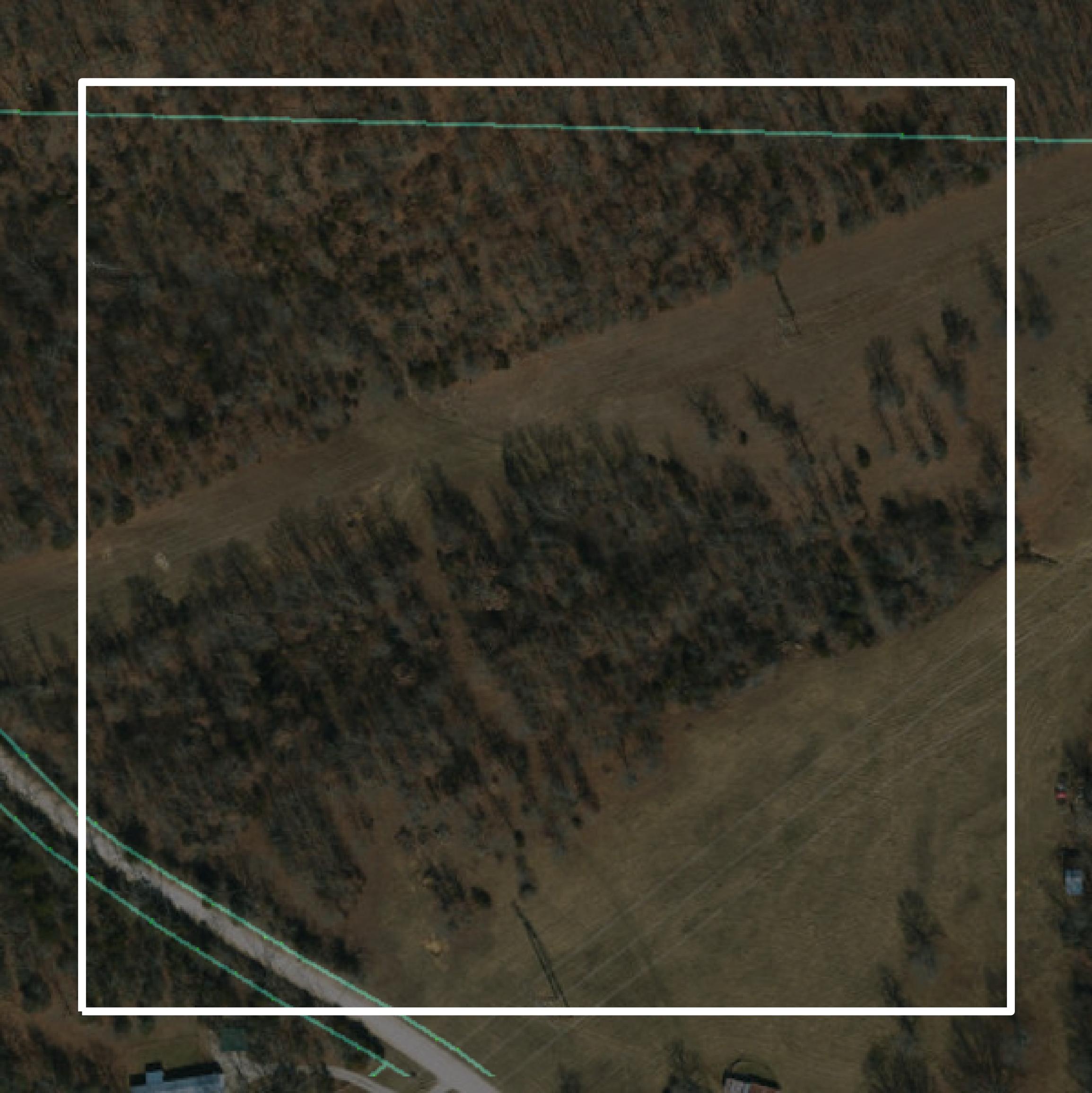 This image shows parcel and building data in Pulaski County created using GIS data in Equator.