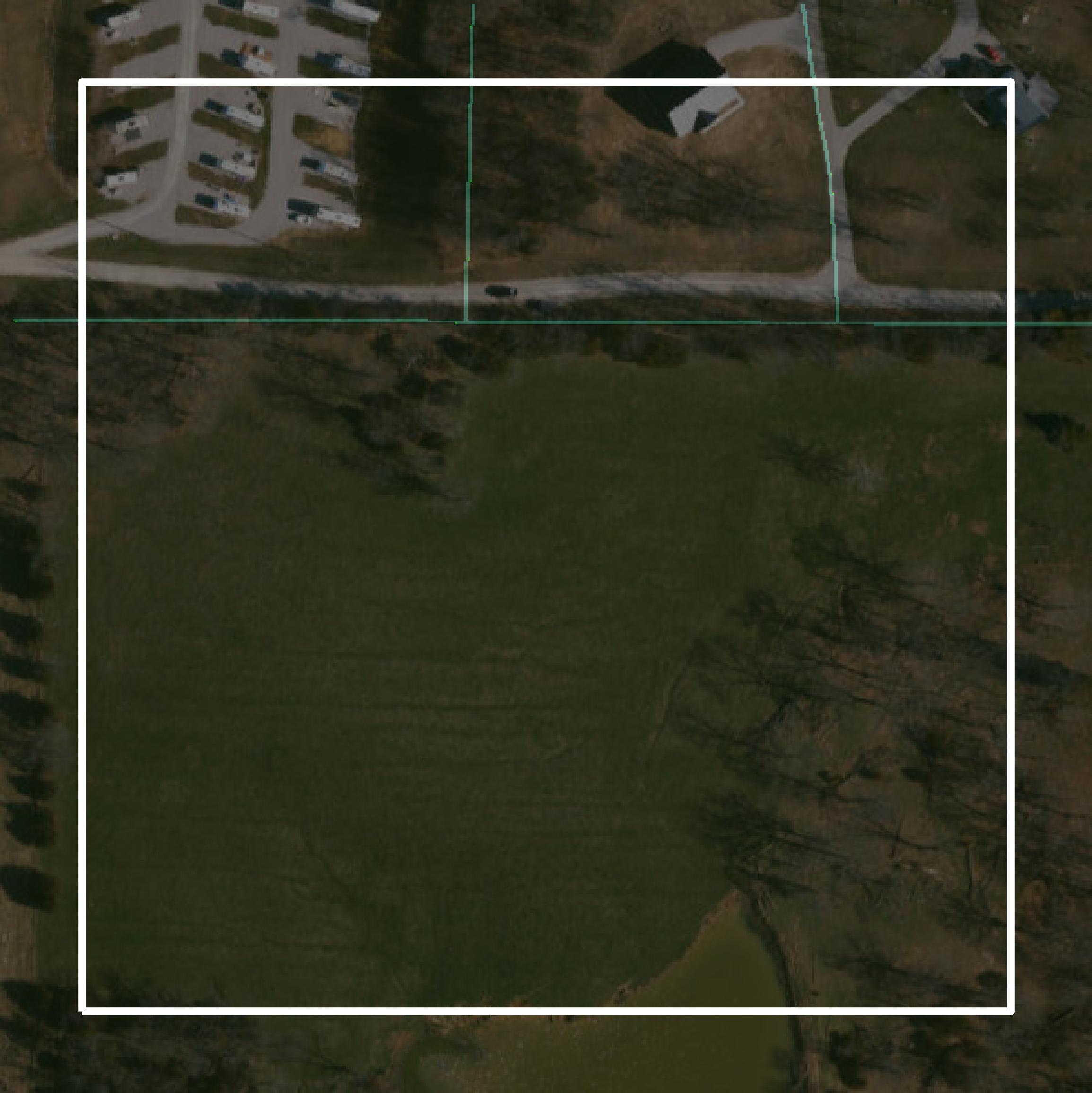 This image shows parcel and building data in Ralls County created using GIS data in Equator.