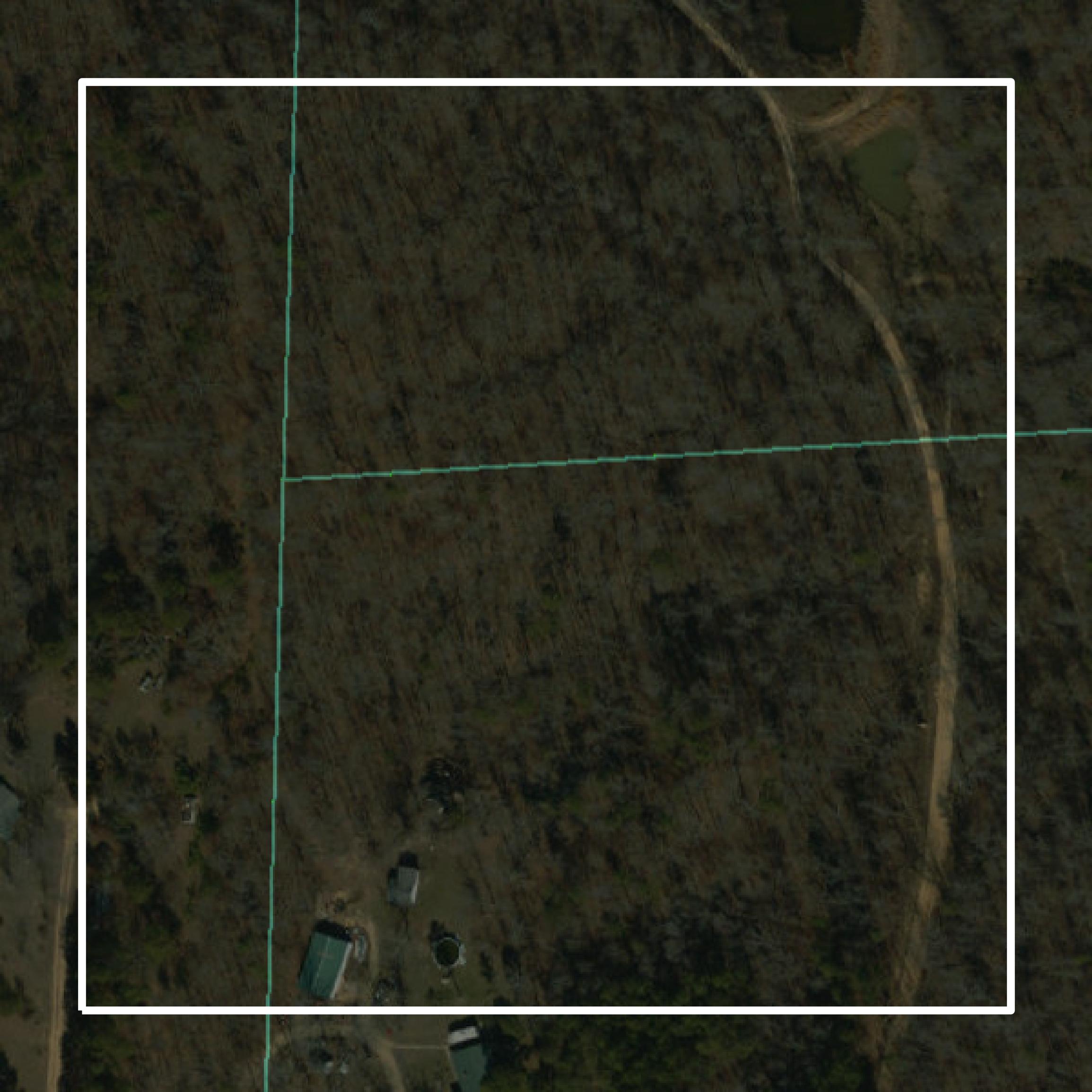 This image shows parcel and building data in Reynolds County created using GIS data in Equator.