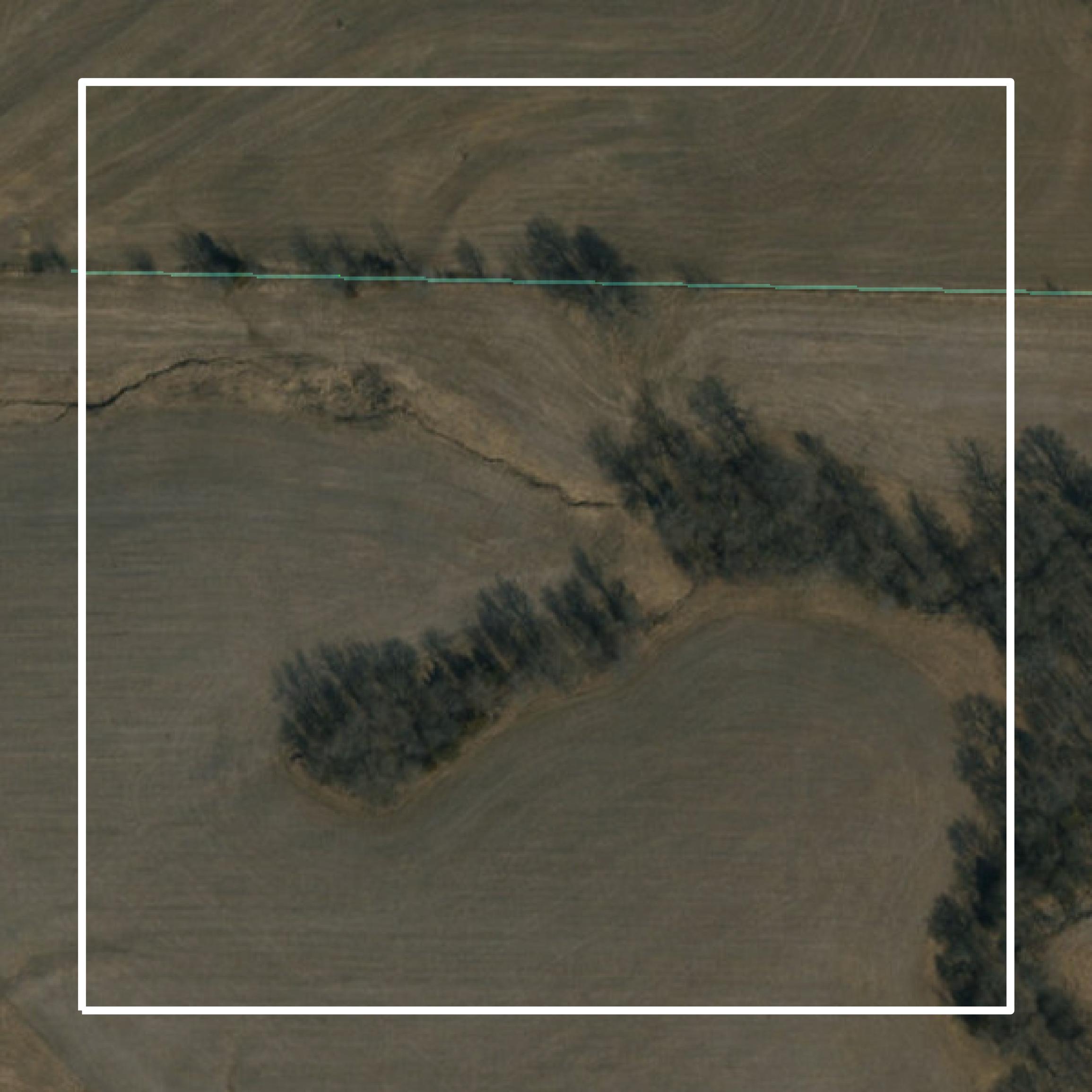 This image shows parcel and building data in Saline County created using GIS data in Equator.