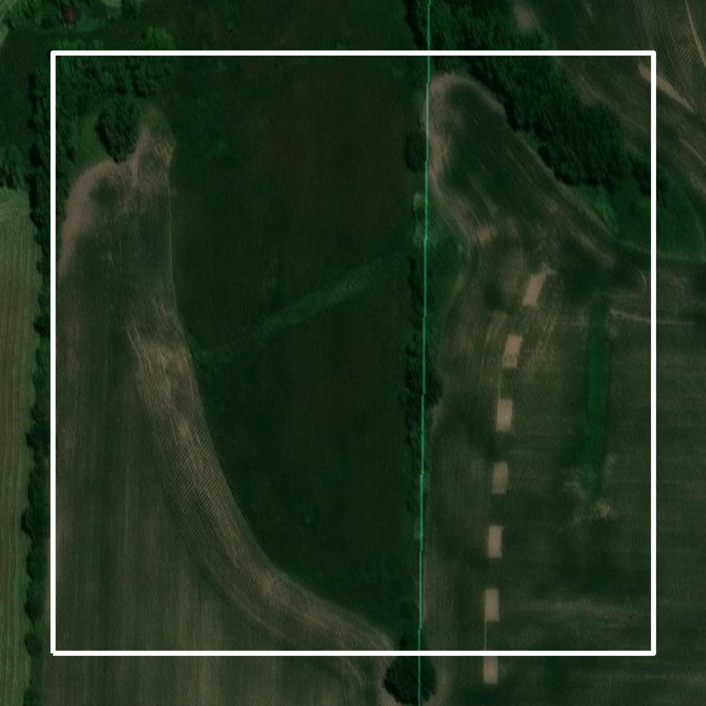This image shows parcel and building data in Scotland County created using GIS data in Equator.