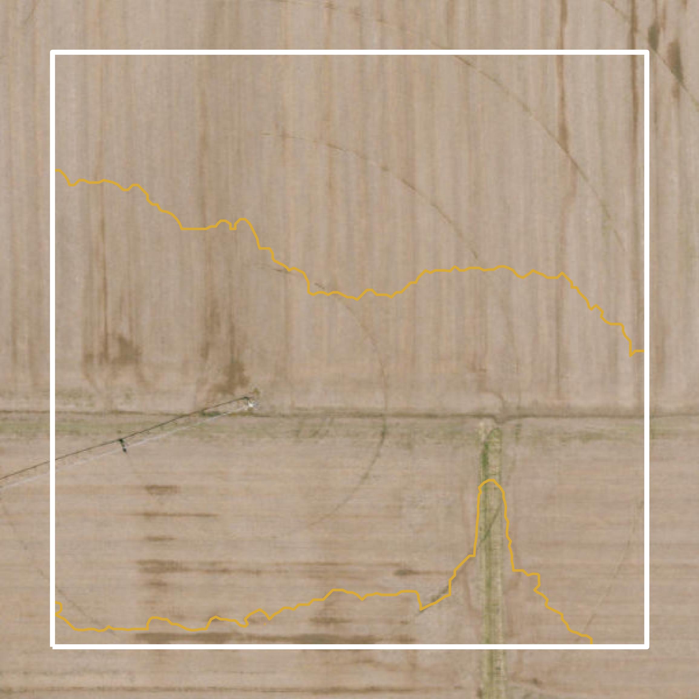 This image shows a contour map in Warren County created using GIS data in Equator.