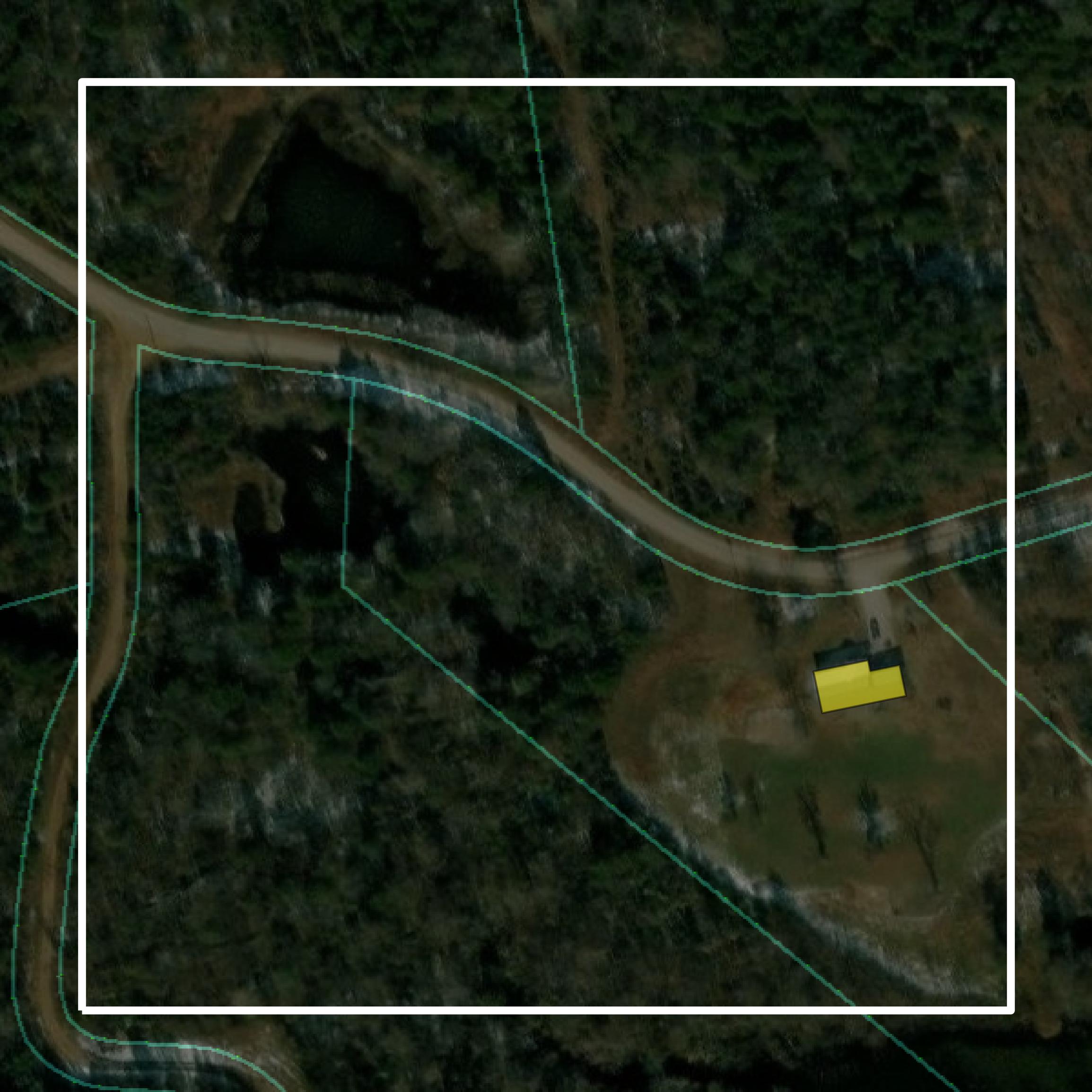 This image shows parcel and building data in Washington County created using GIS data in Equator.