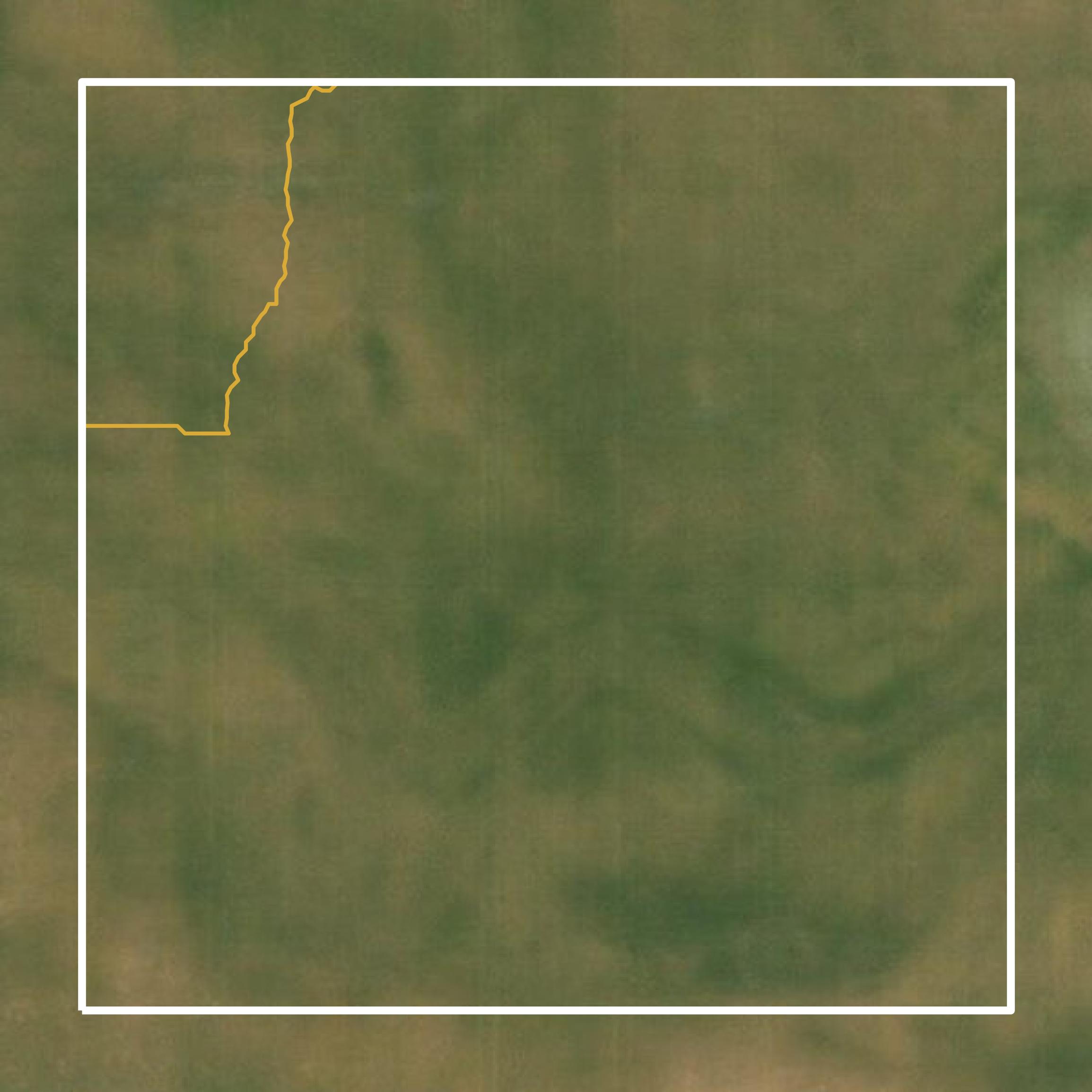 This image shows a contour map in Dawson County created using GIS data in Equator.