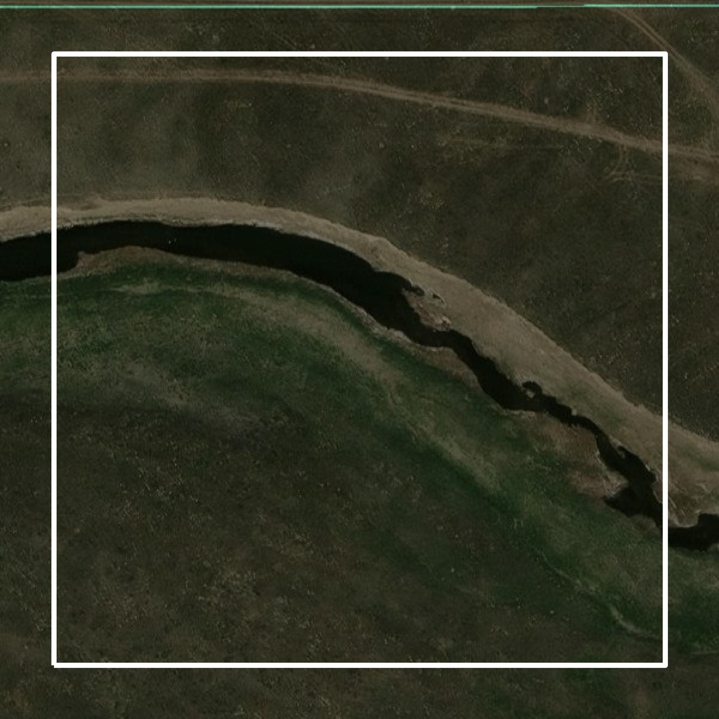 This image shows parcel and building data in Dawson County created using GIS data in Equator.