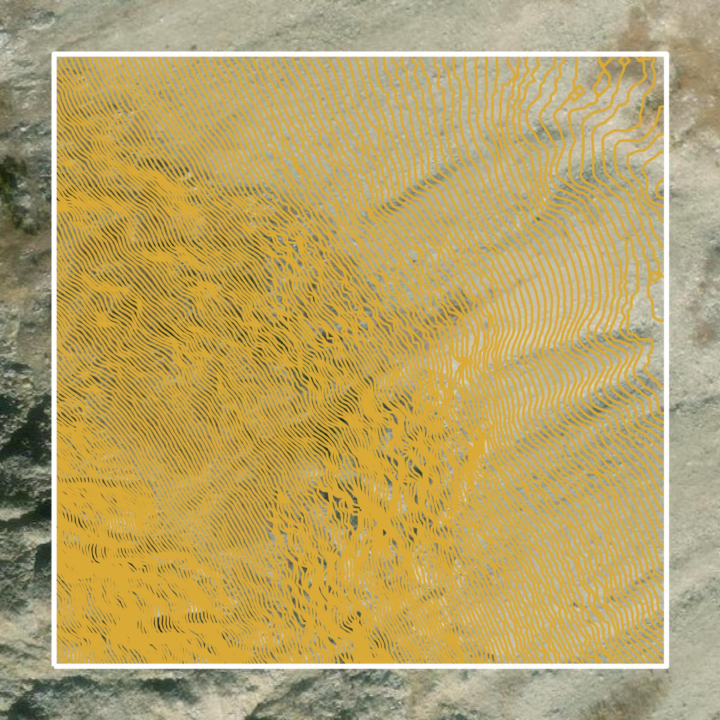 This image shows a contour map in Deer Lodge County created using GIS data in Equator.