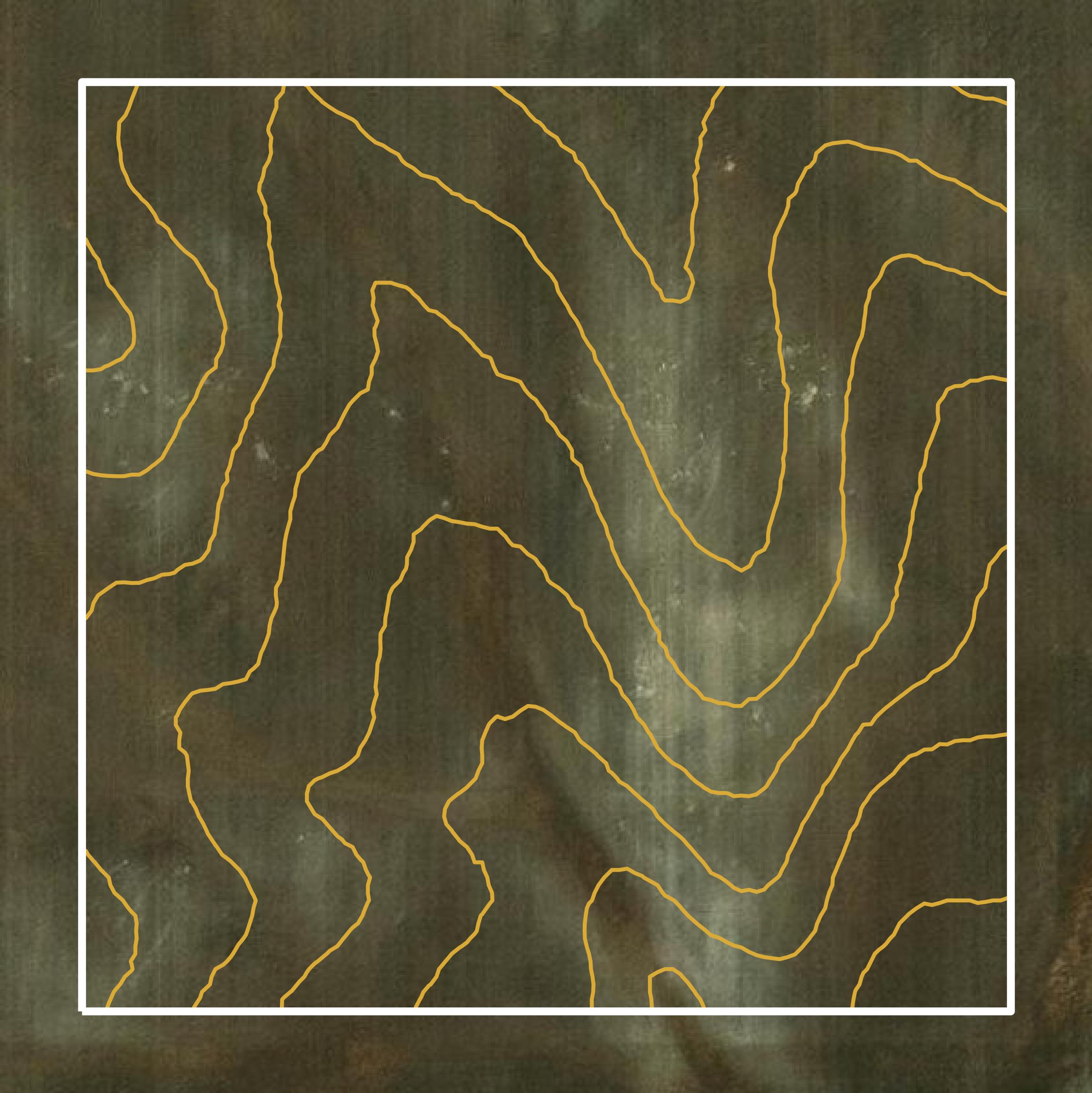 This image shows a contour map in McCone County created using GIS data in Equator.