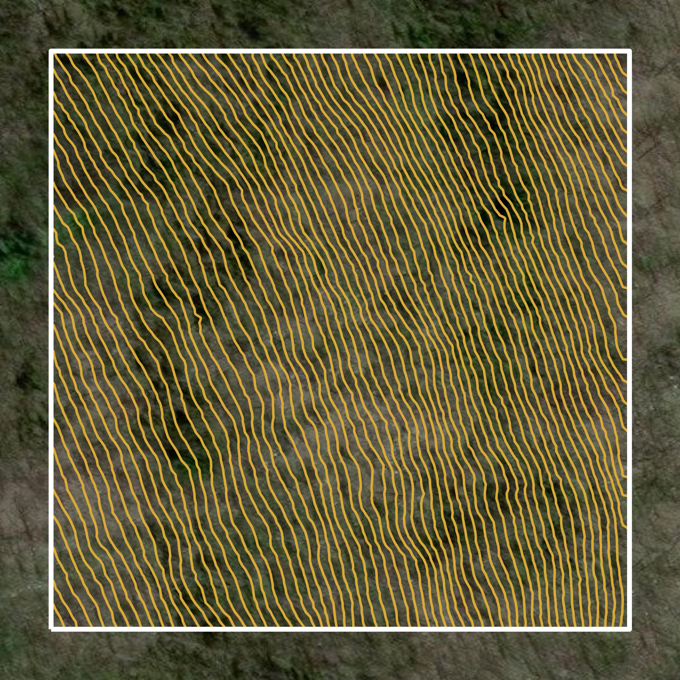 This image shows a contour map in Missoula County created using GIS data in Equator.