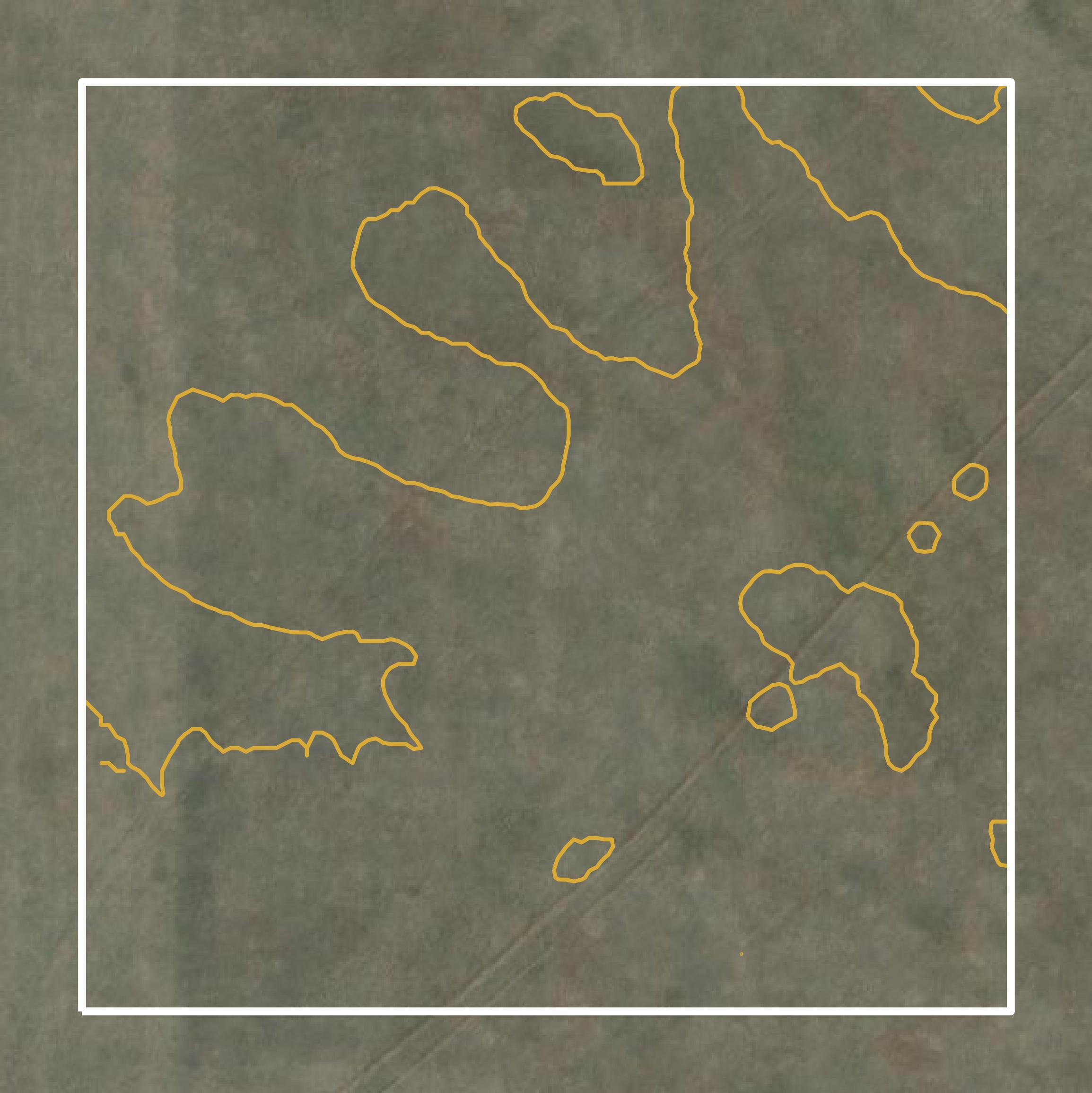 This image shows a contour map in Missoula County created using GIS data in Equator.