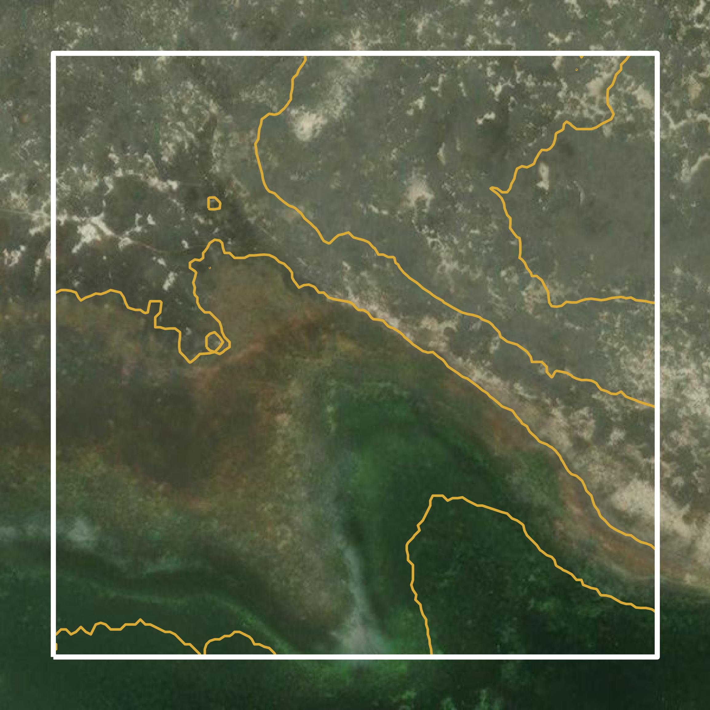 This image shows a contour map in Phillips County created using GIS data in Equator.