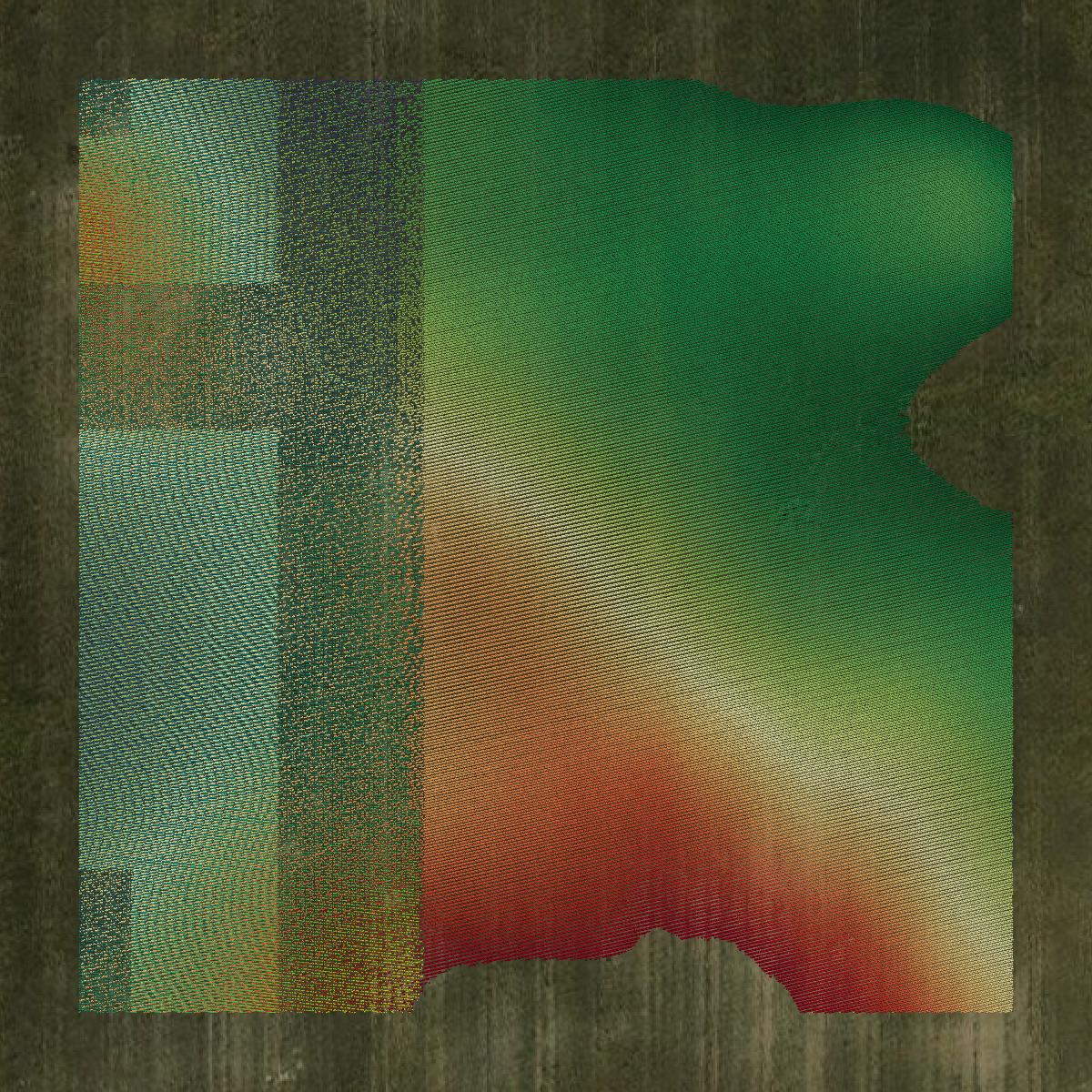 This image shows a LiDAR point cloud in Wibaux County created using GIS data in Equator.