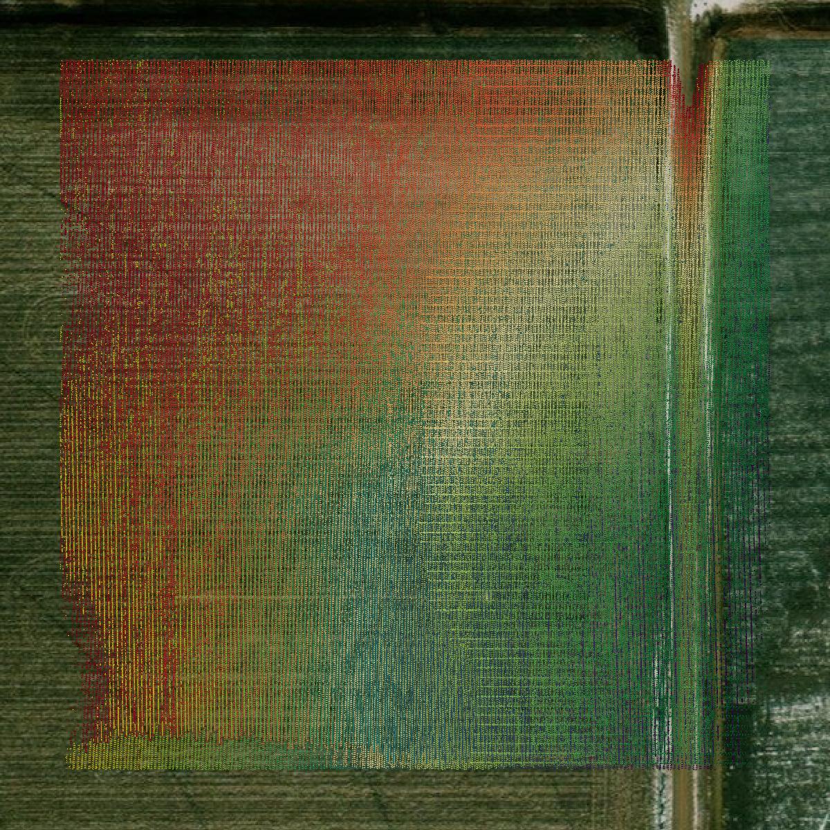 This image shows a LiDAR point cloud in Adams County created using GIS data in Equator.