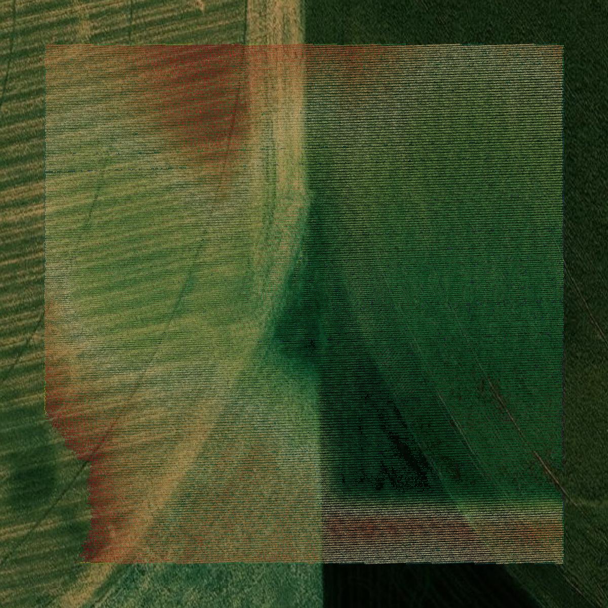 This image shows a LiDAR point cloud in Chase County created using GIS data in Equator.
