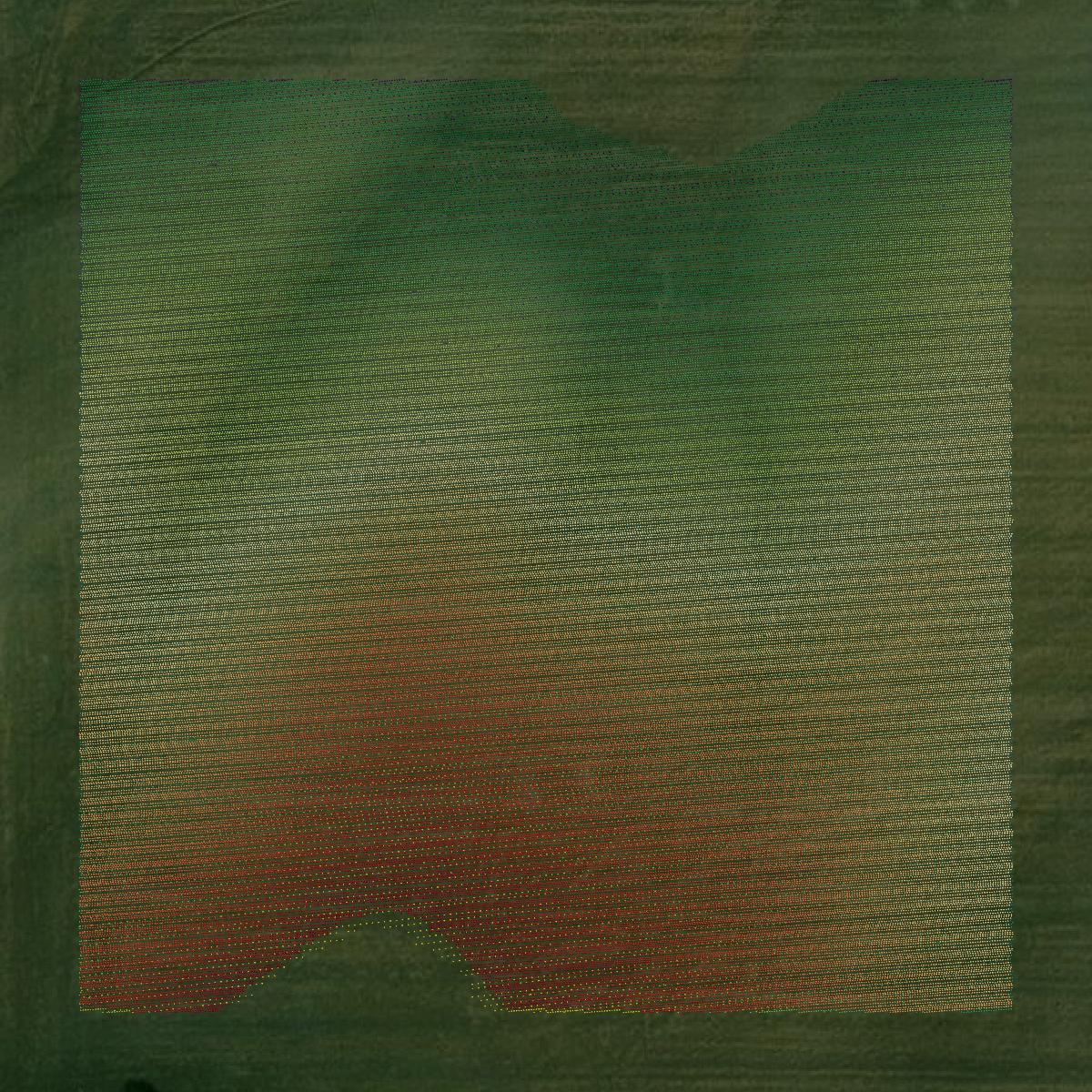 This image shows a LiDAR point cloud in Cuming County created using GIS data in Equator.