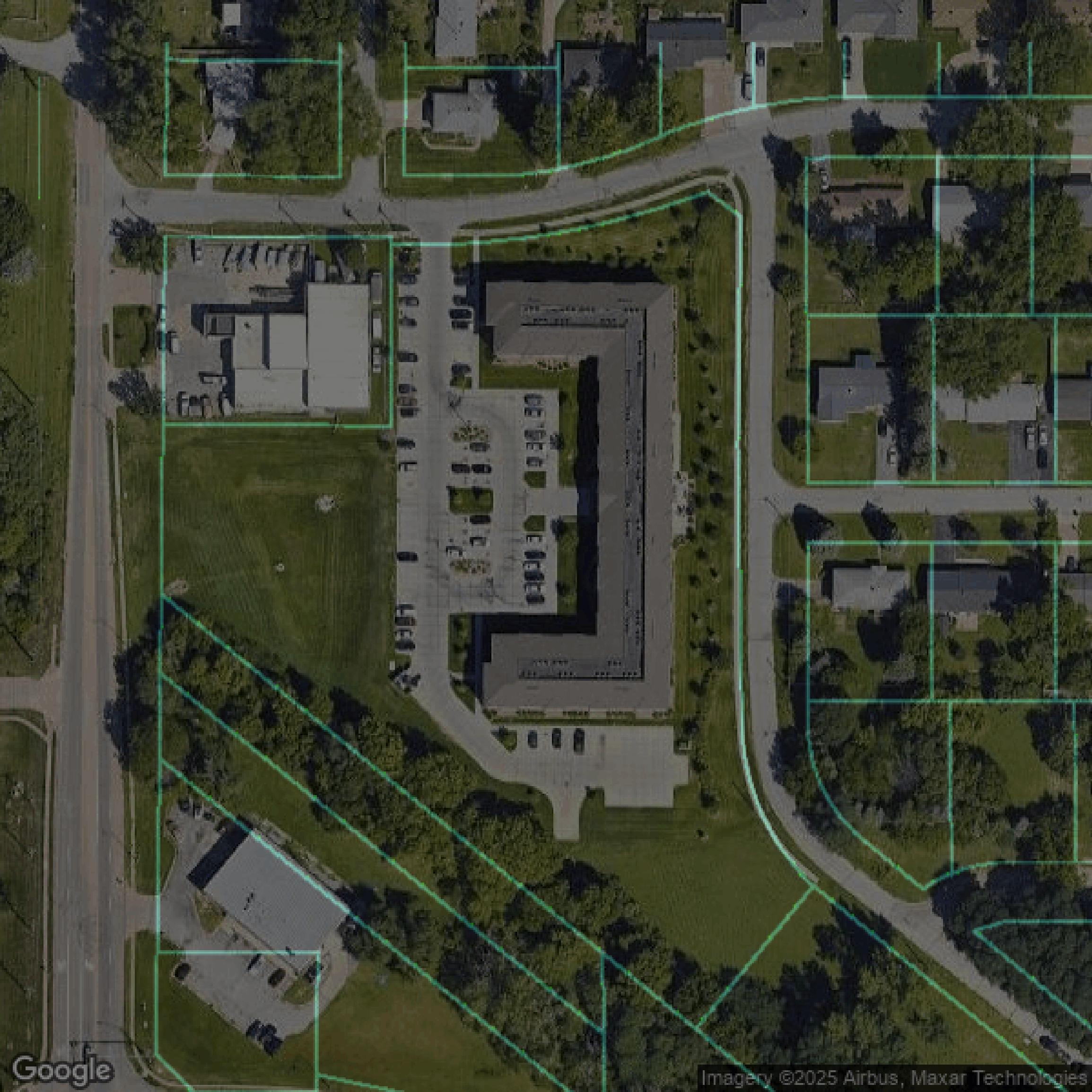 This image shows parcel data in Douglas County created using GIS data in Equator.
