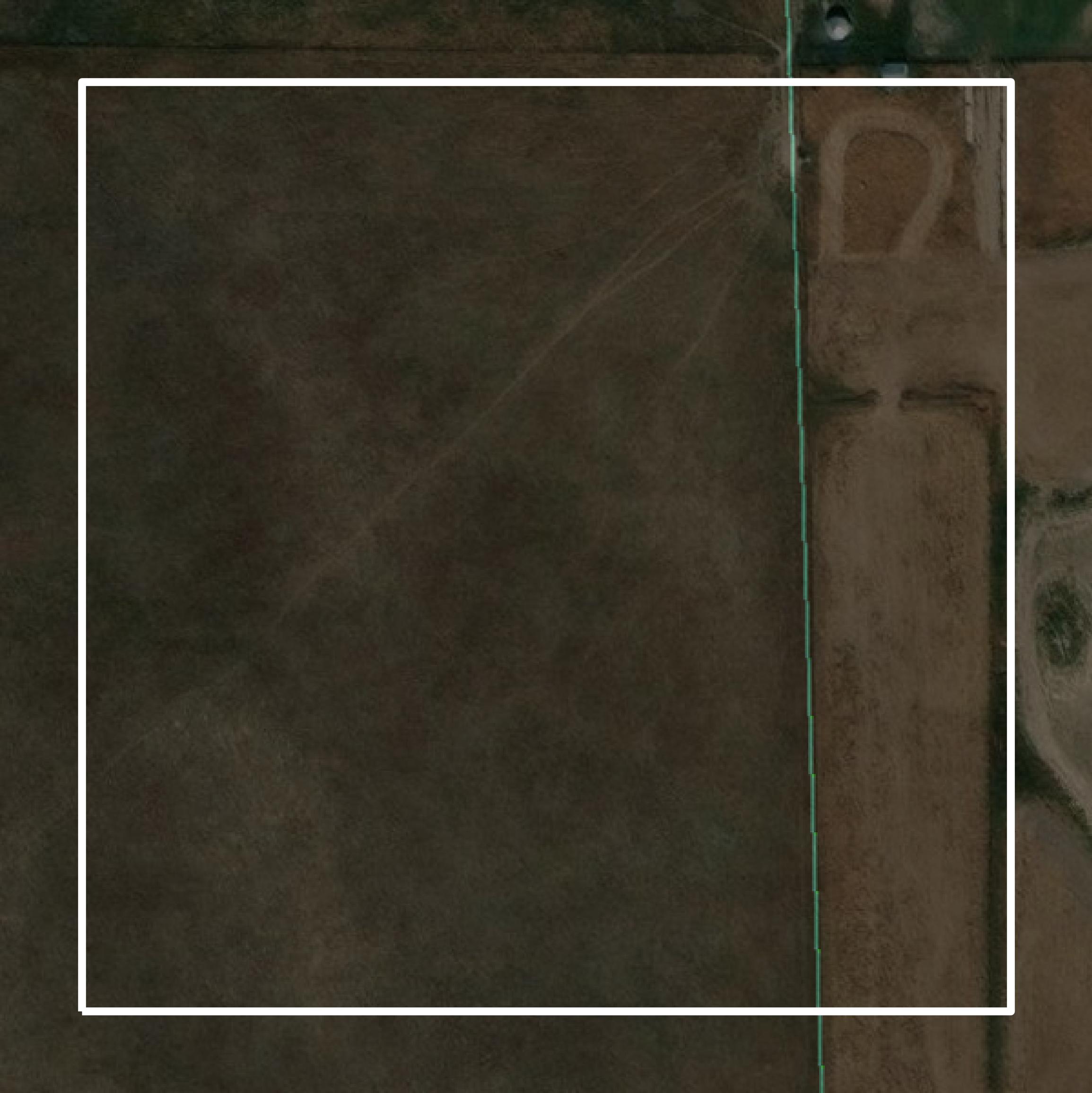 This image shows parcel and building data in Dundy County created using GIS data in Equator.