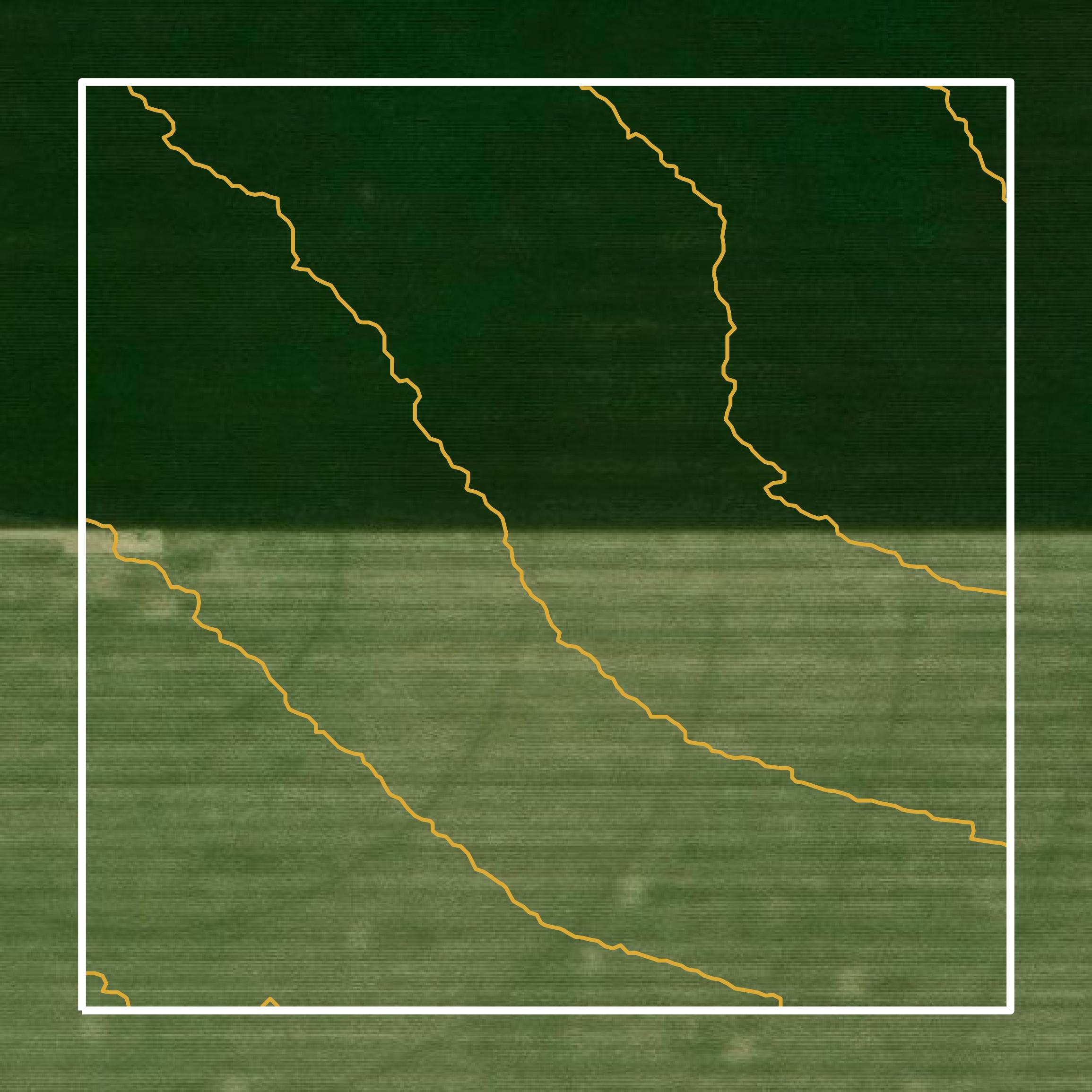 This image shows a contour map in Gage County created using GIS data in Equator.
