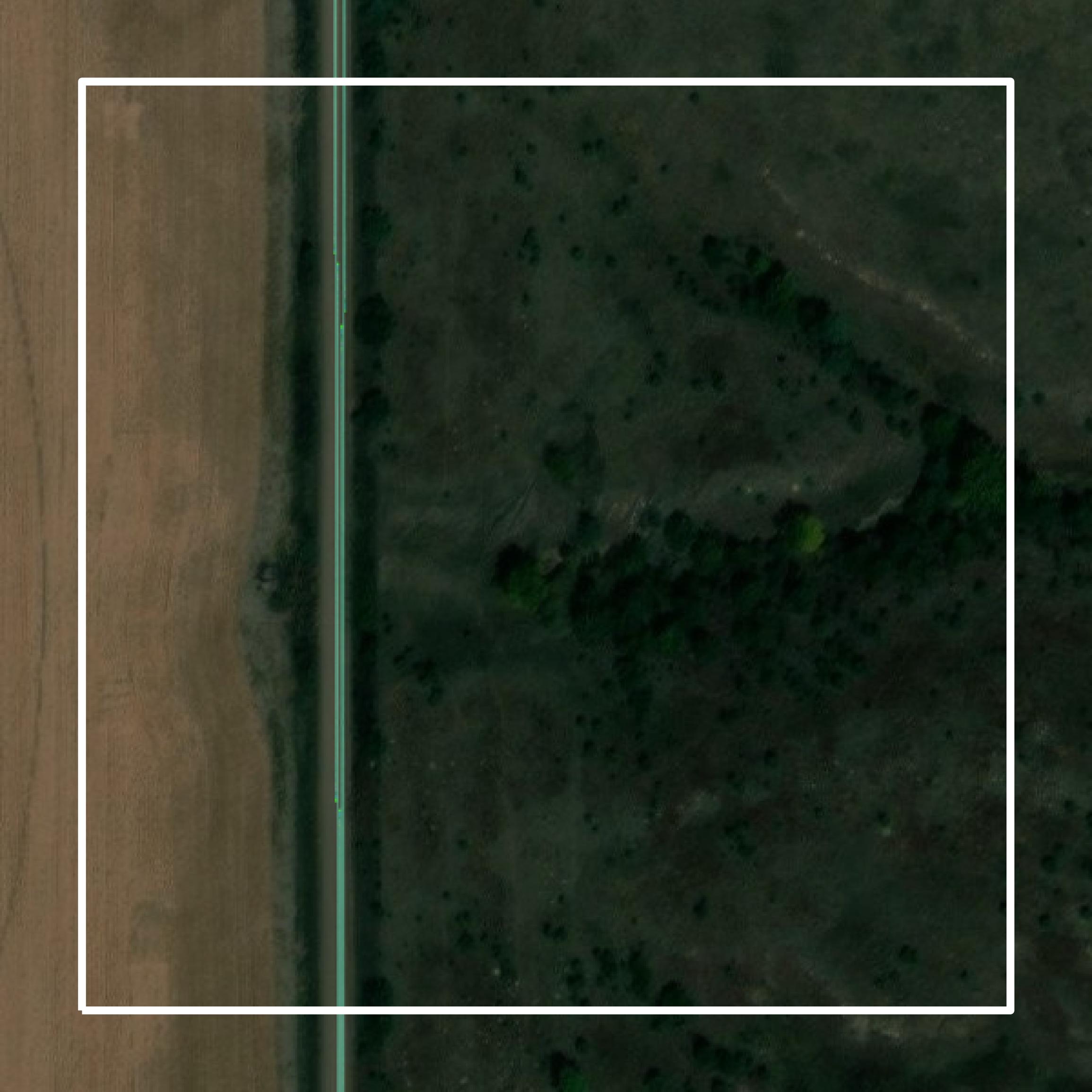 This image shows parcel and building data in Gosper County created using GIS data in Equator.