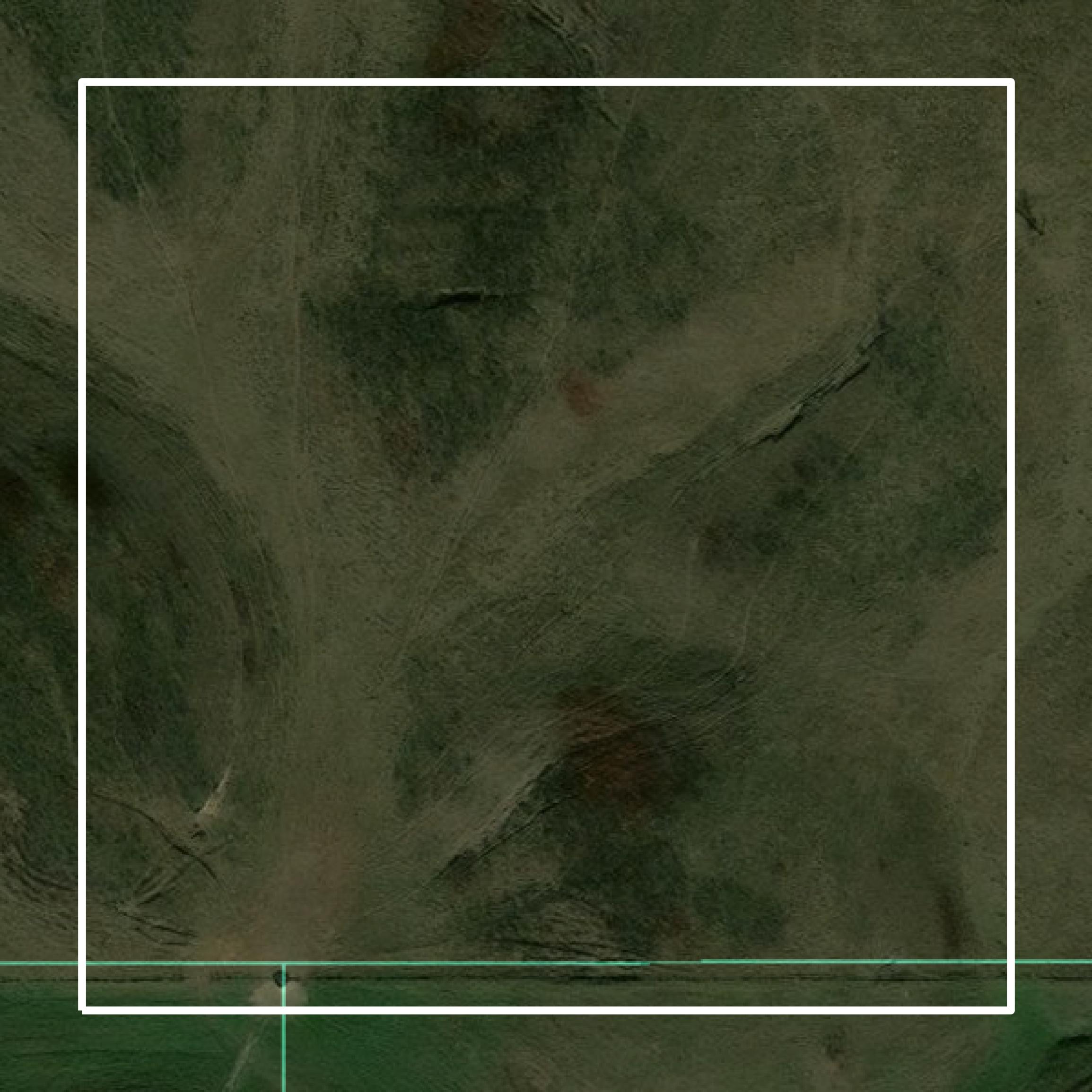This image shows parcel and building data in Greeley County created using GIS data in Equator.
