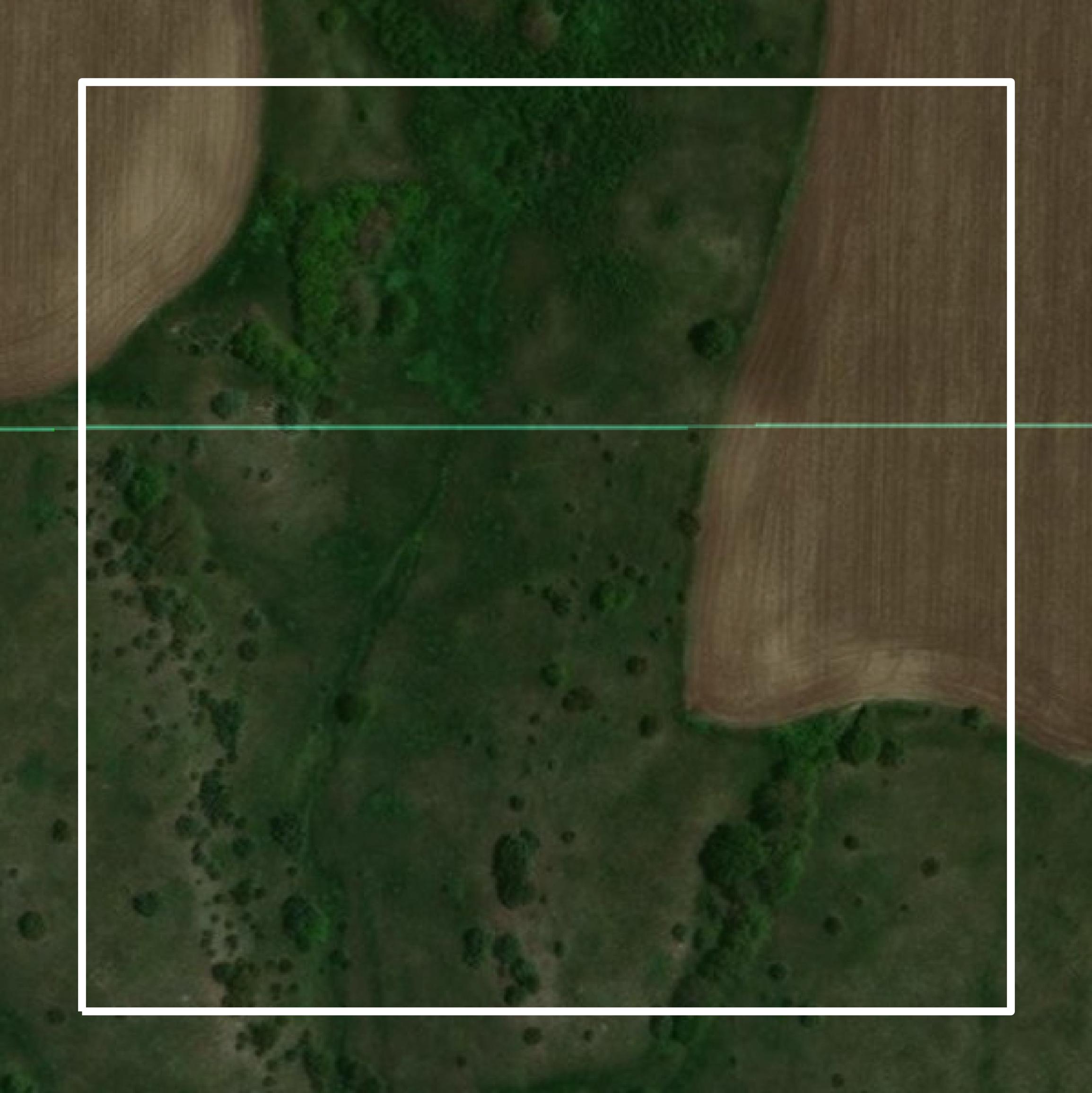 This image shows parcel and building data in Greeley County created using GIS data in Equator.