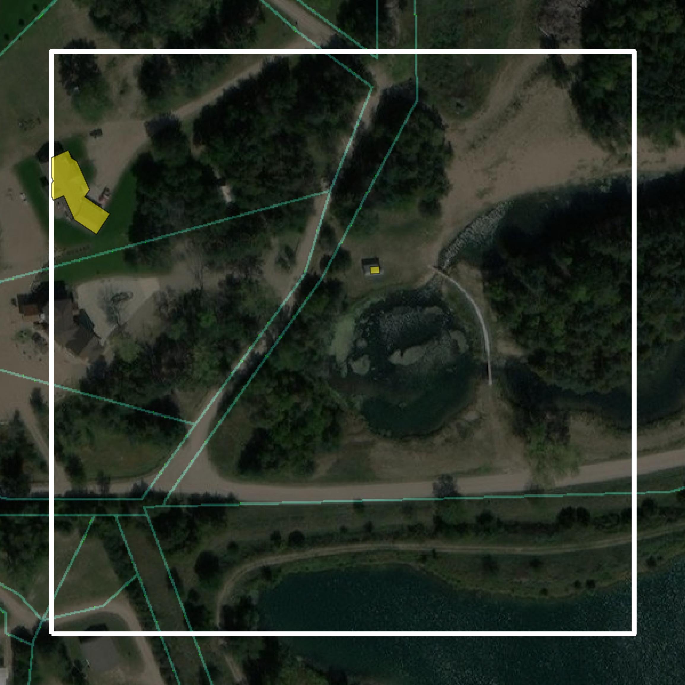 This image shows parcel and building data in Hamilton County created using GIS data in Equator.