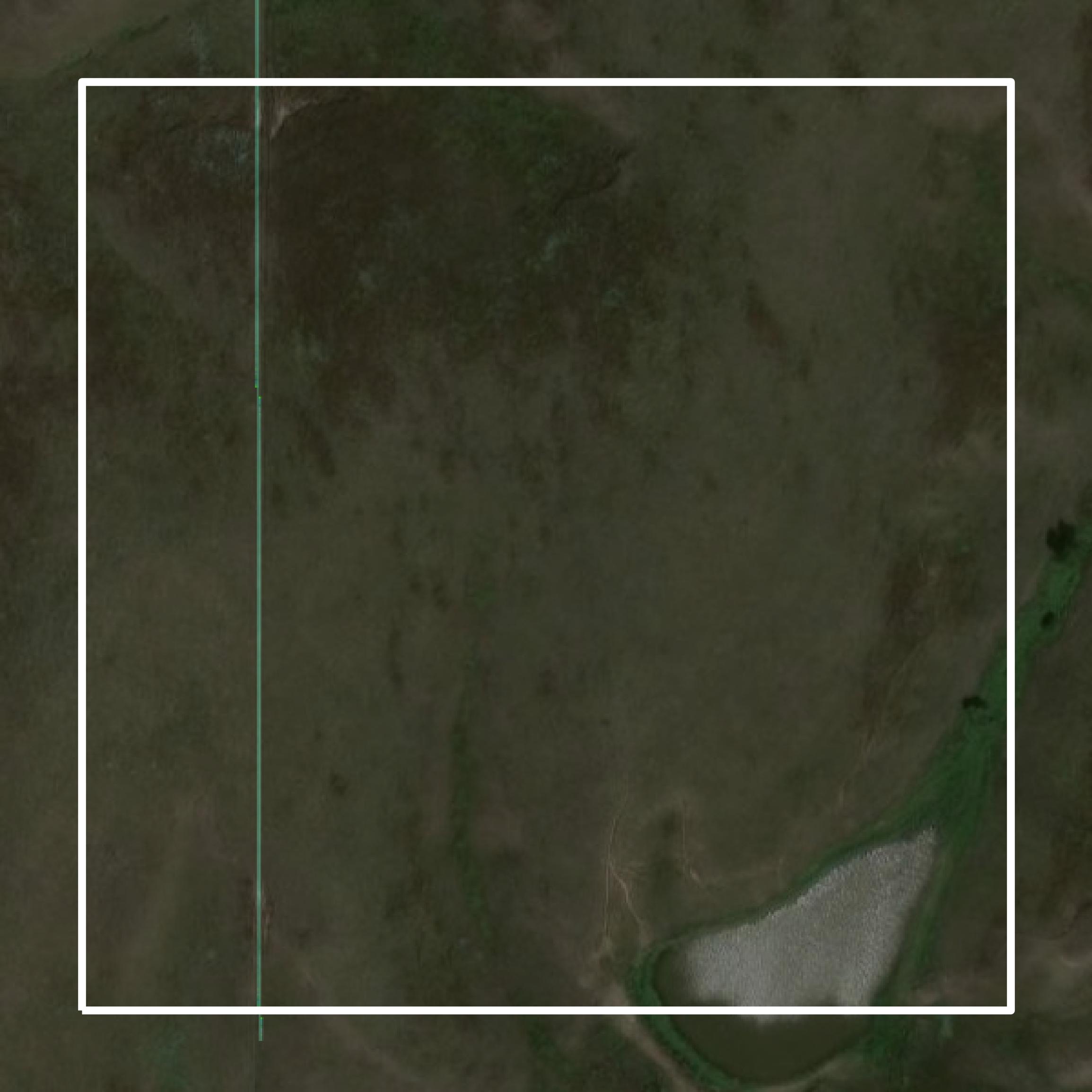 This image shows parcel and building data in Harlan County created using GIS data in Equator.