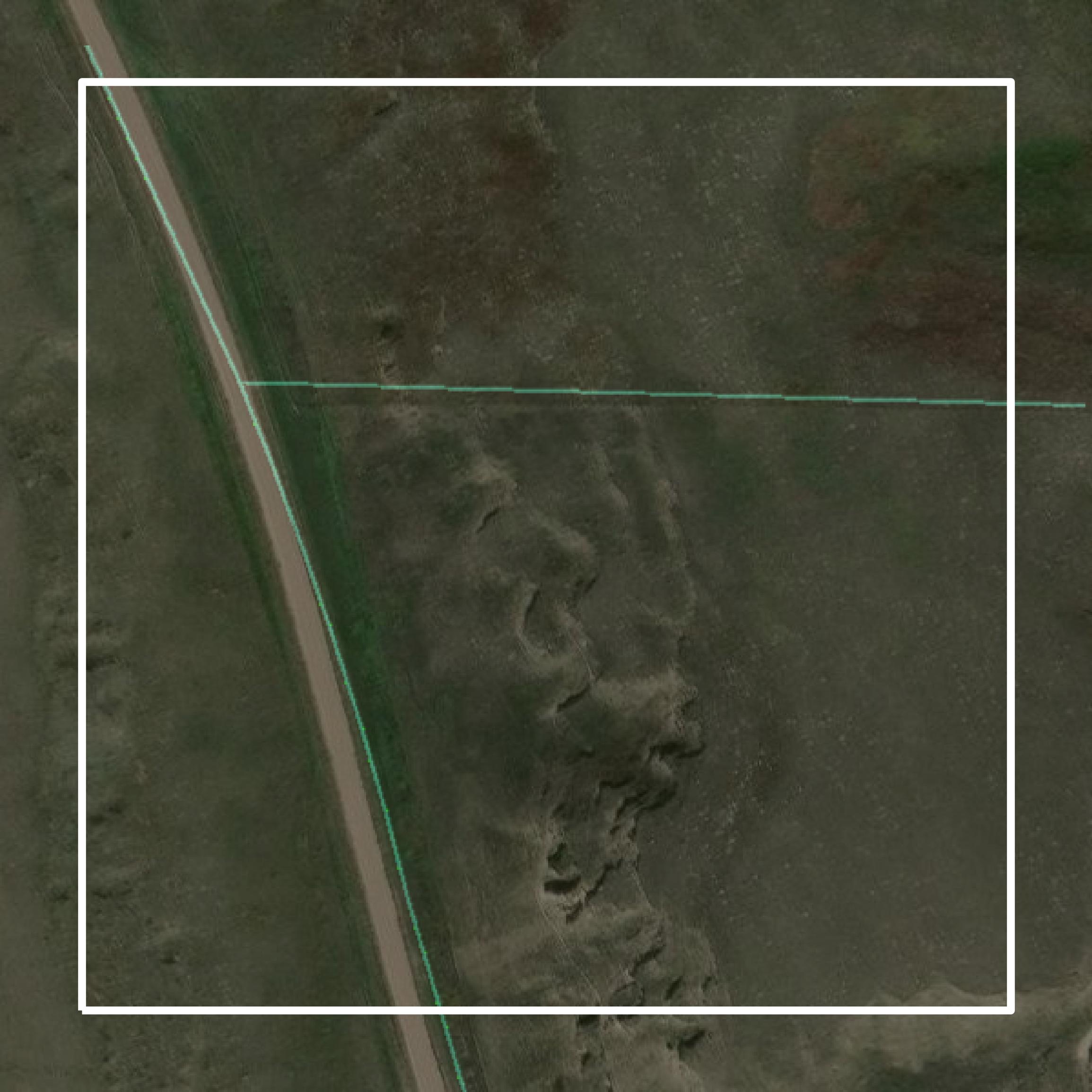 This image shows parcel and building data in Keith County created using GIS data in Equator.