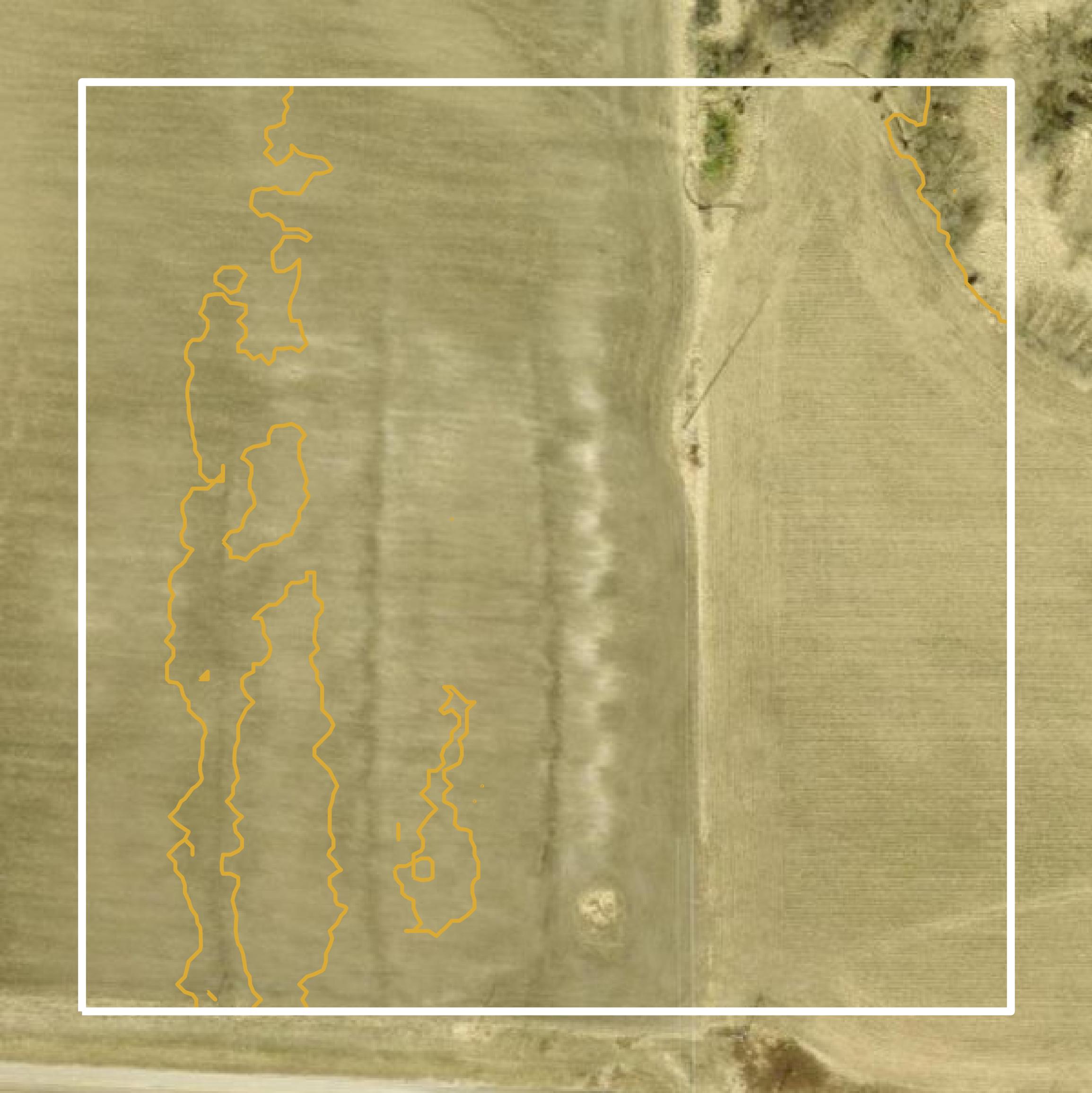 This image shows a contour map in Lancaster County created using GIS data in Equator.