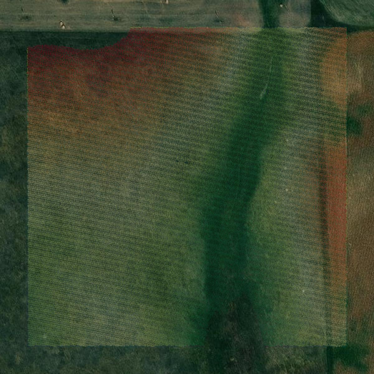 This image shows a LiDAR point cloud in Perkins County created using GIS data in Equator.