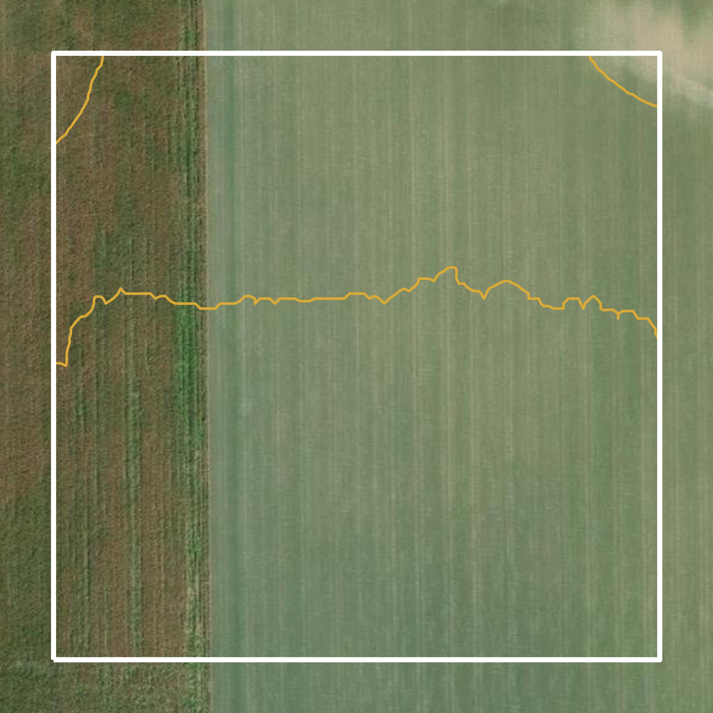 This image shows a contour map in Sheridan County created using GIS data in Equator.