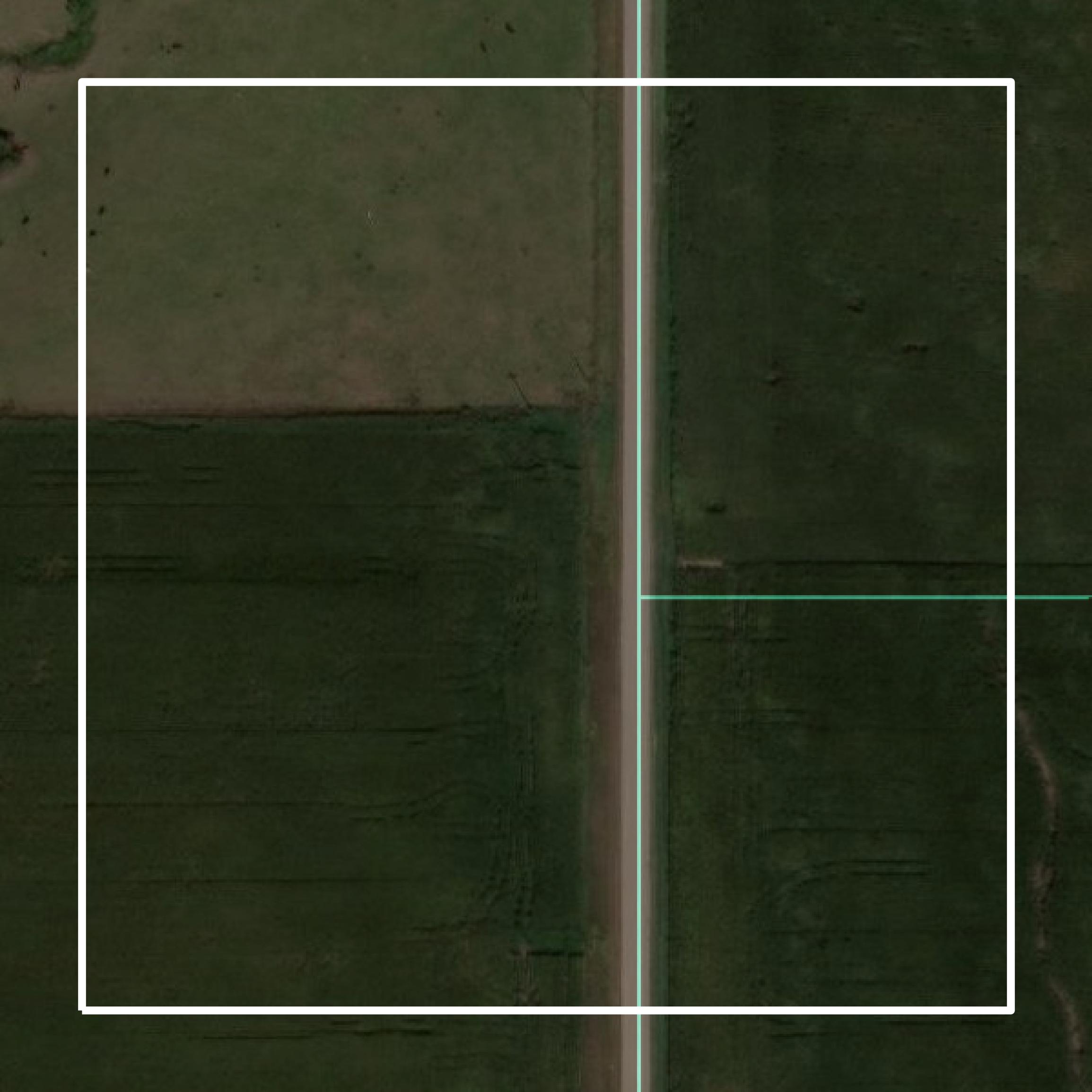 This image shows parcel and building data in Stanton County created using GIS data in Equator.
