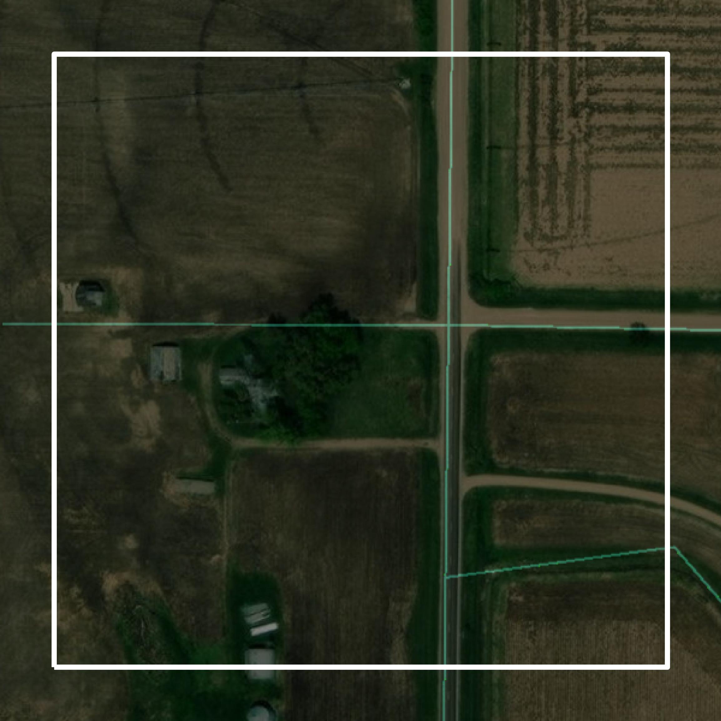 This image shows parcel and building data in Valley County created using GIS data in Equator.