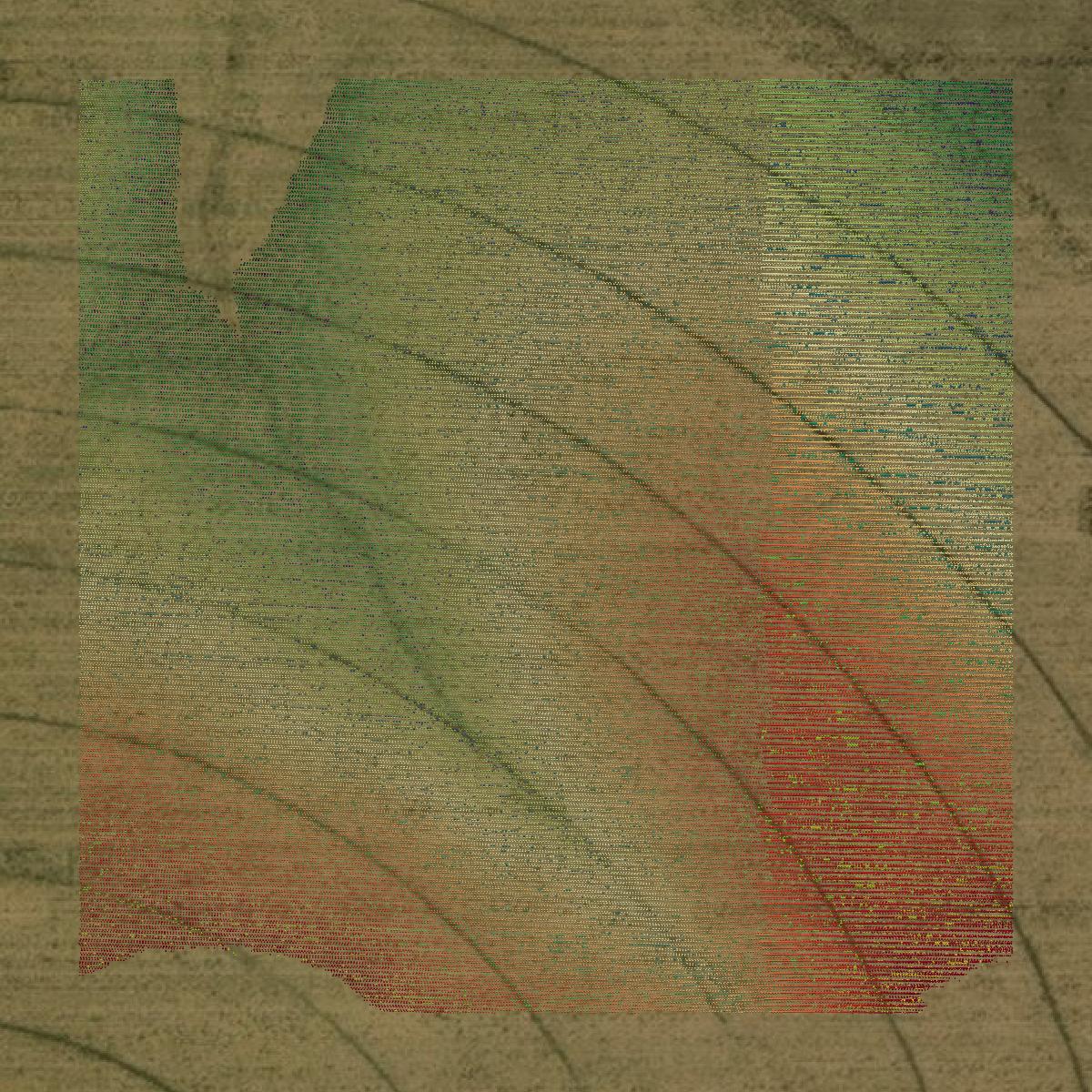 This image shows a LiDAR point cloud in Valley County created using GIS data in Equator.