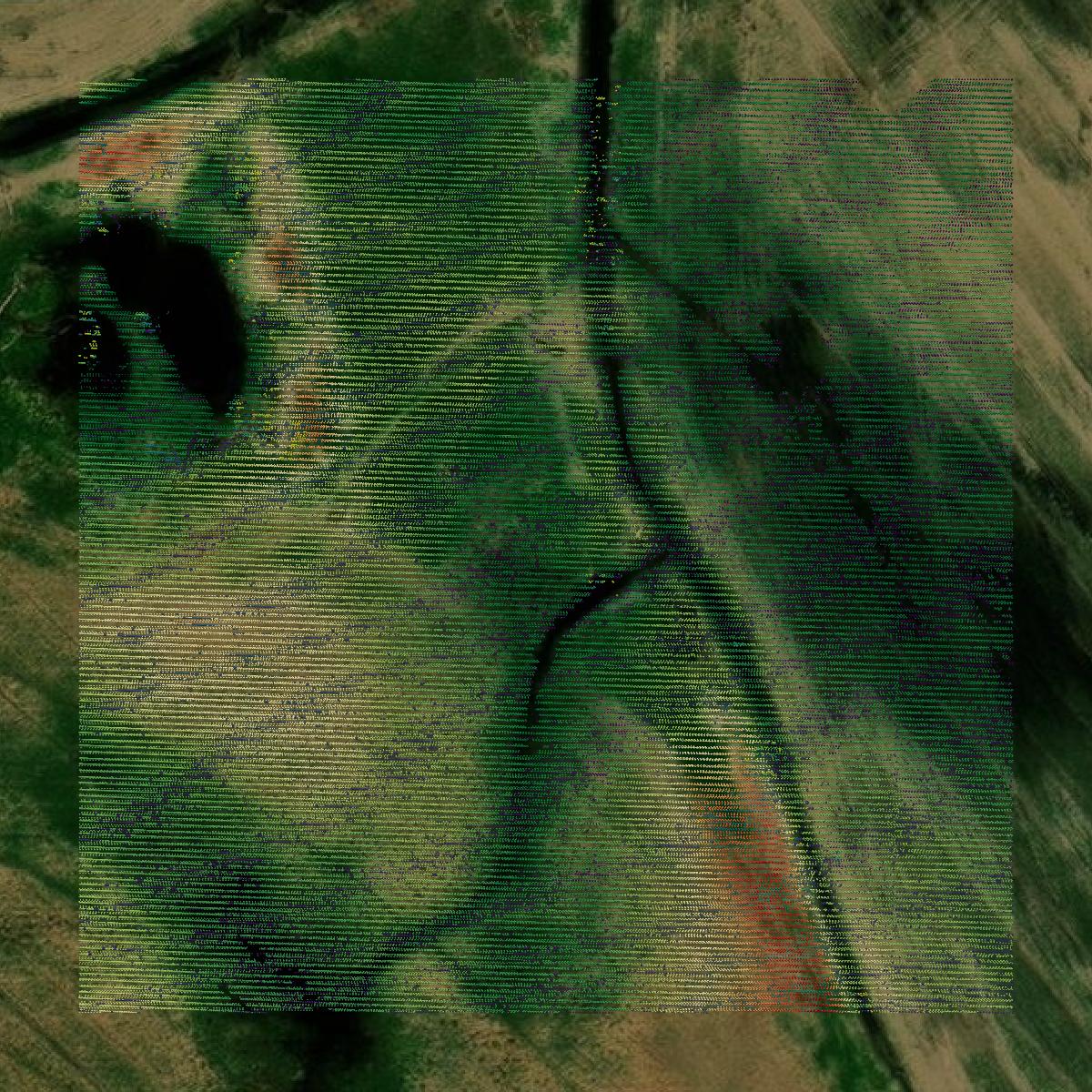 This image shows a LiDAR point cloud in Wheeler County created using GIS data in Equator.