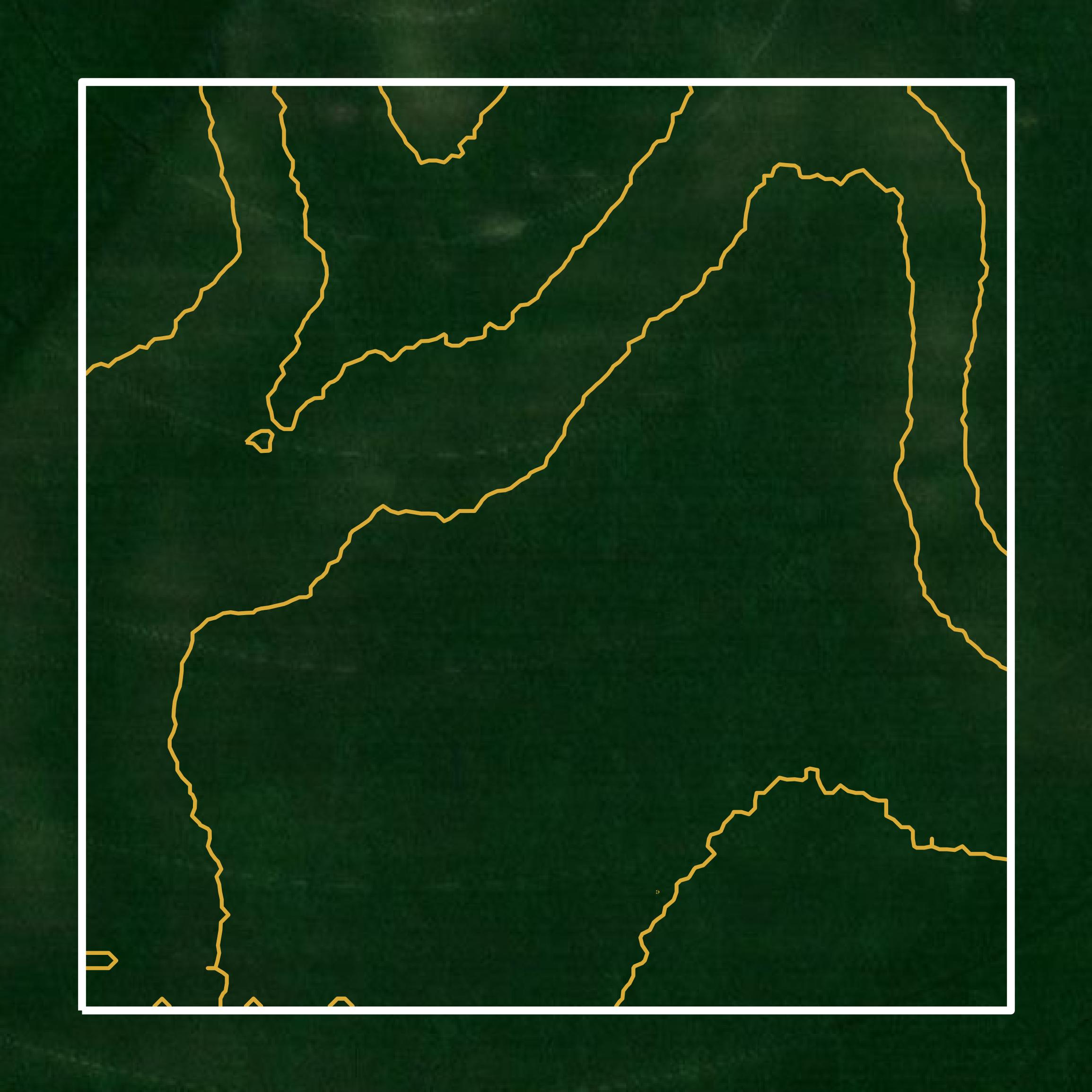 This image shows a contour map in York County created using GIS data in Equator.