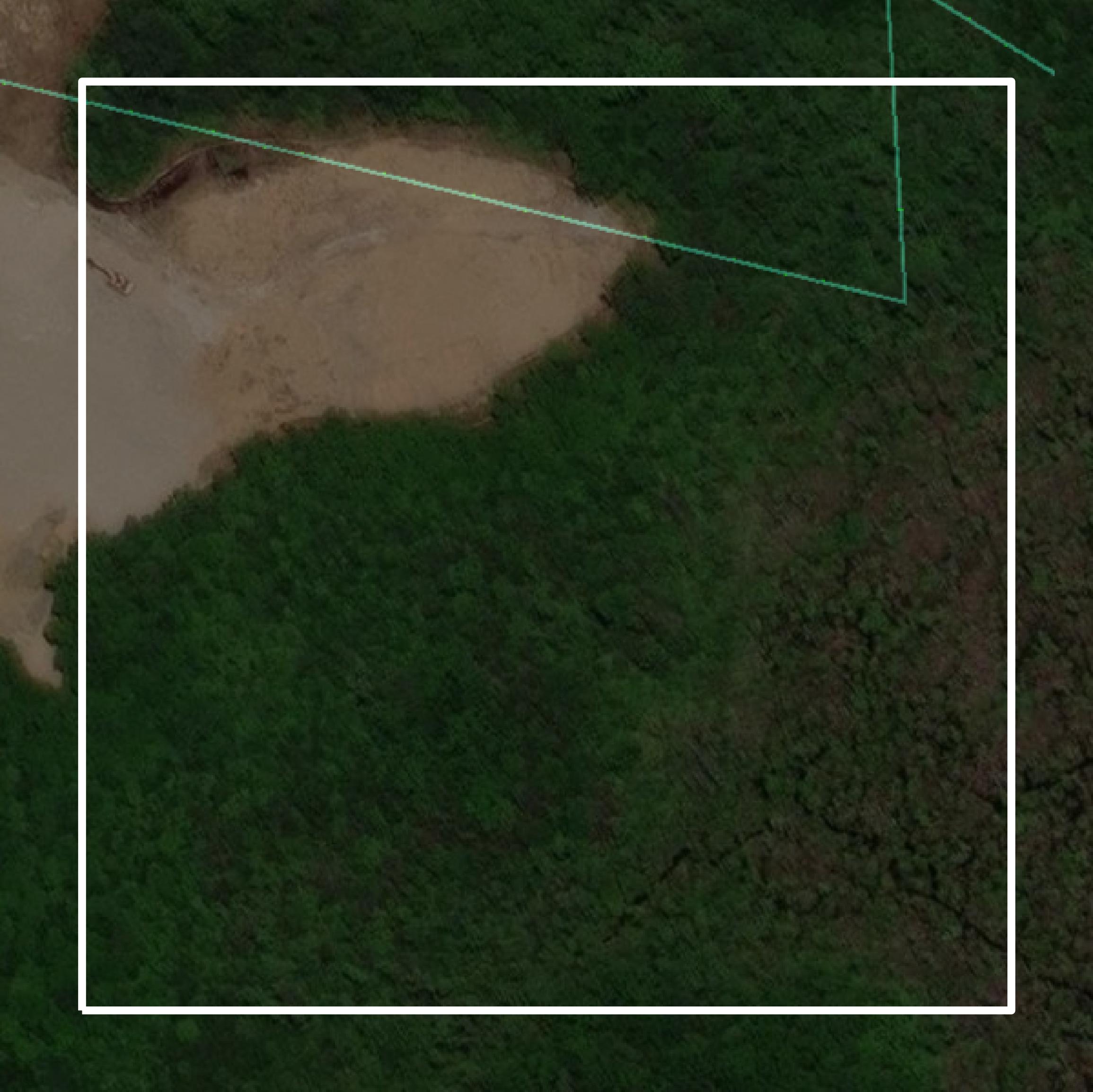 This image shows parcel and building data in Rockingham County created using GIS data in Equator.