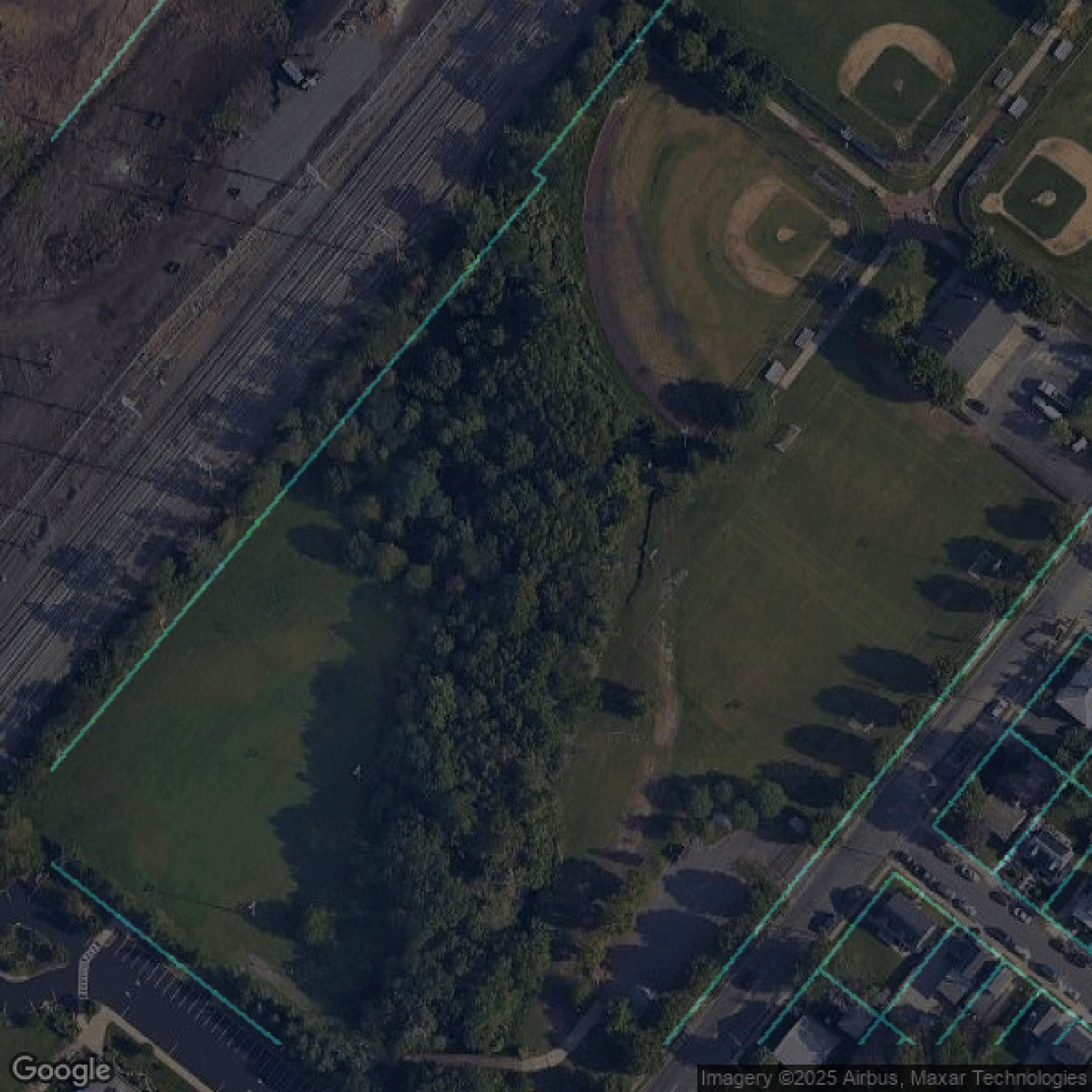 This image shows parcel data in Middlesex County created using GIS data in Equator.