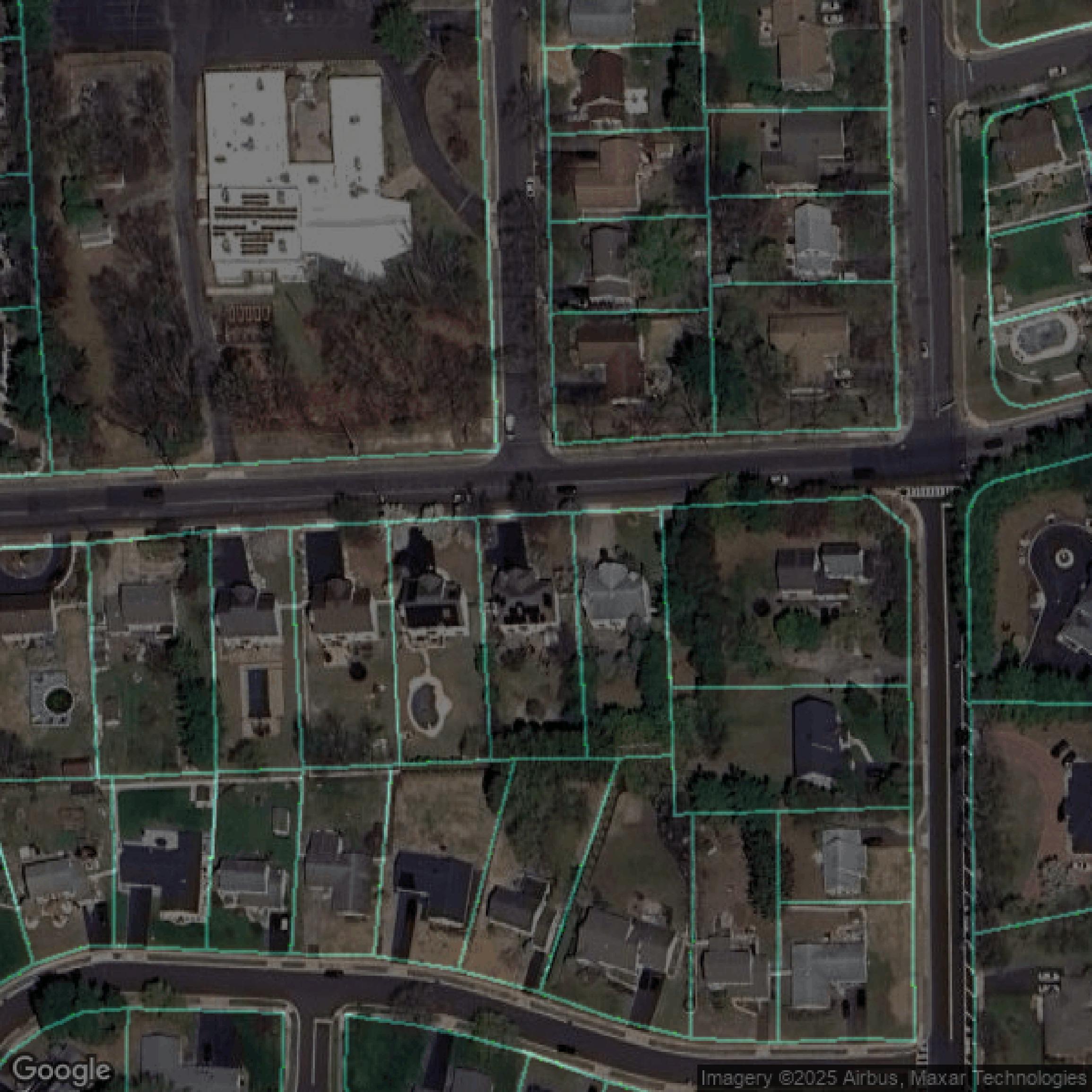 This image shows parcel data in Monmouth County created using GIS data in Equator.