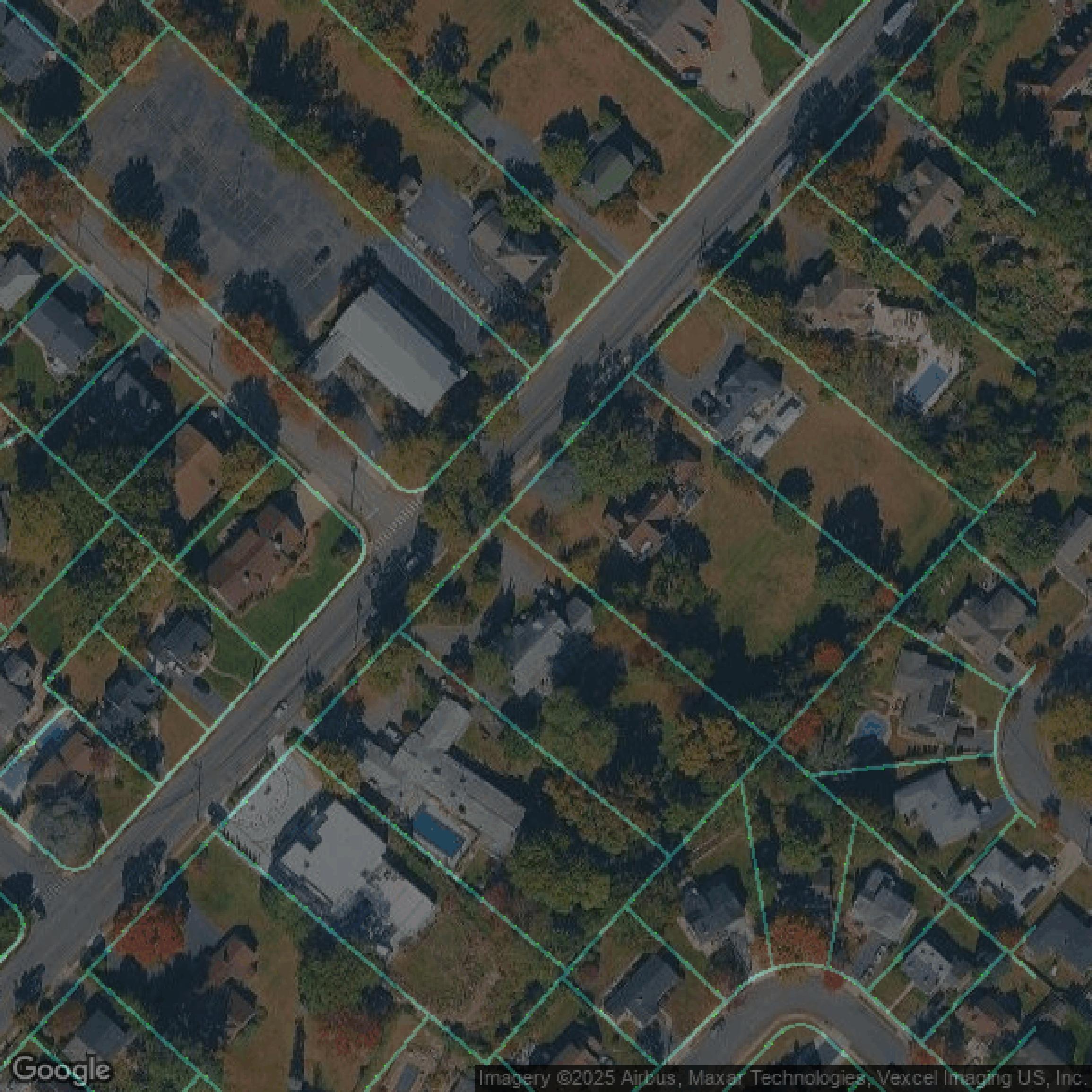 This image shows parcel data in Passaic County created using GIS data in Equator.