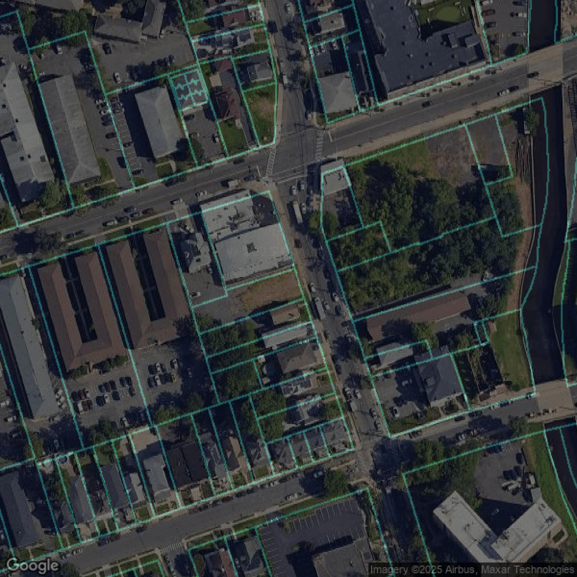 This image shows parcel data in Union County created using GIS data in Equator.