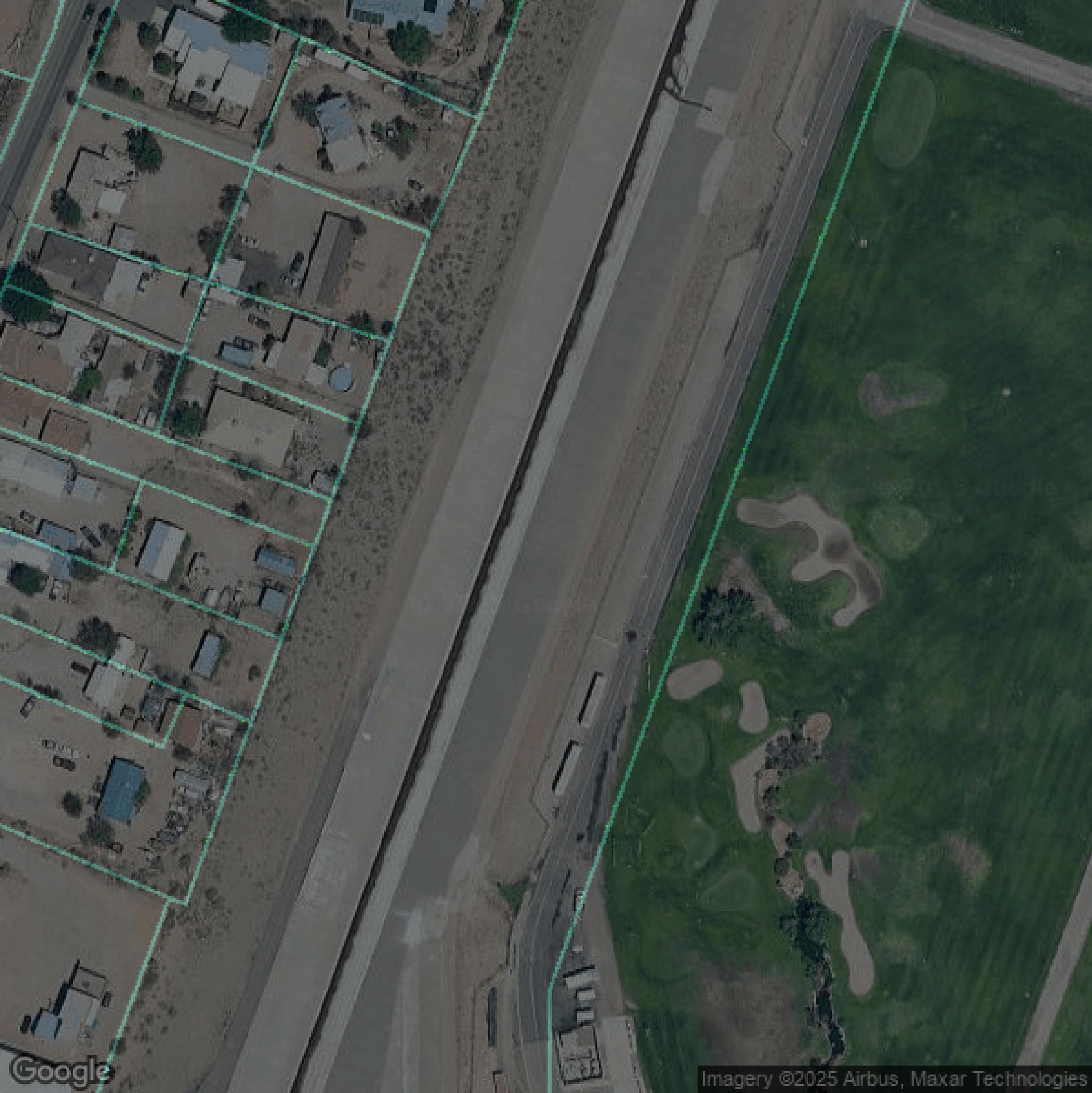 This image shows parcel data in Bernalillo County created using GIS data in Equator.