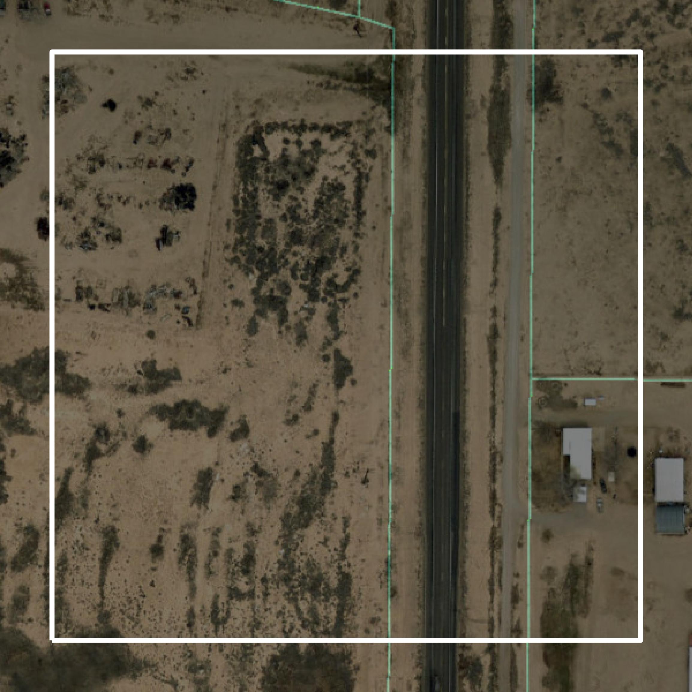 This image shows parcel and building data in Chaves County created using GIS data in Equator.