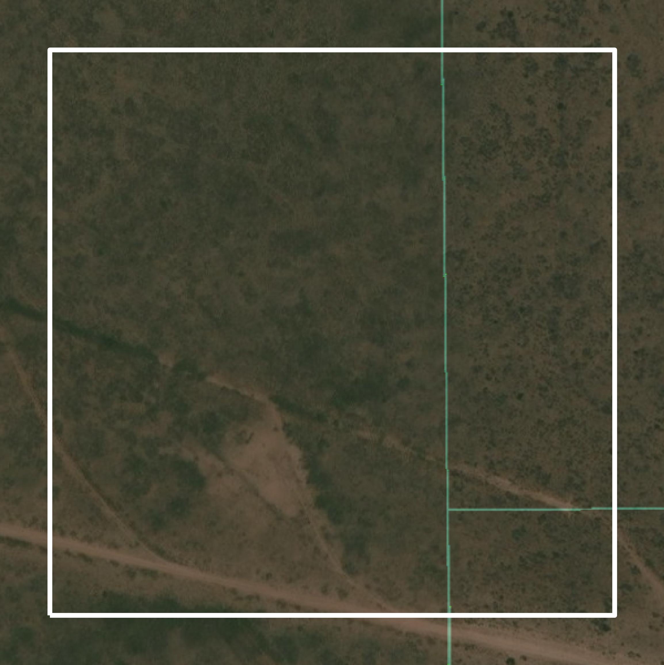 This image shows parcel and building data in De Baca County created using GIS data in Equator.