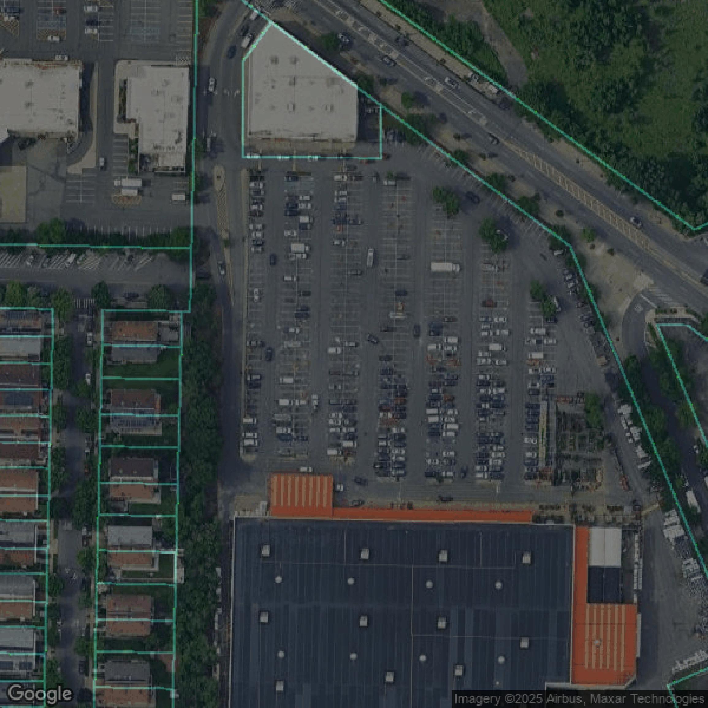 This image shows parcel data in Bronx County created using GIS data in Equator.