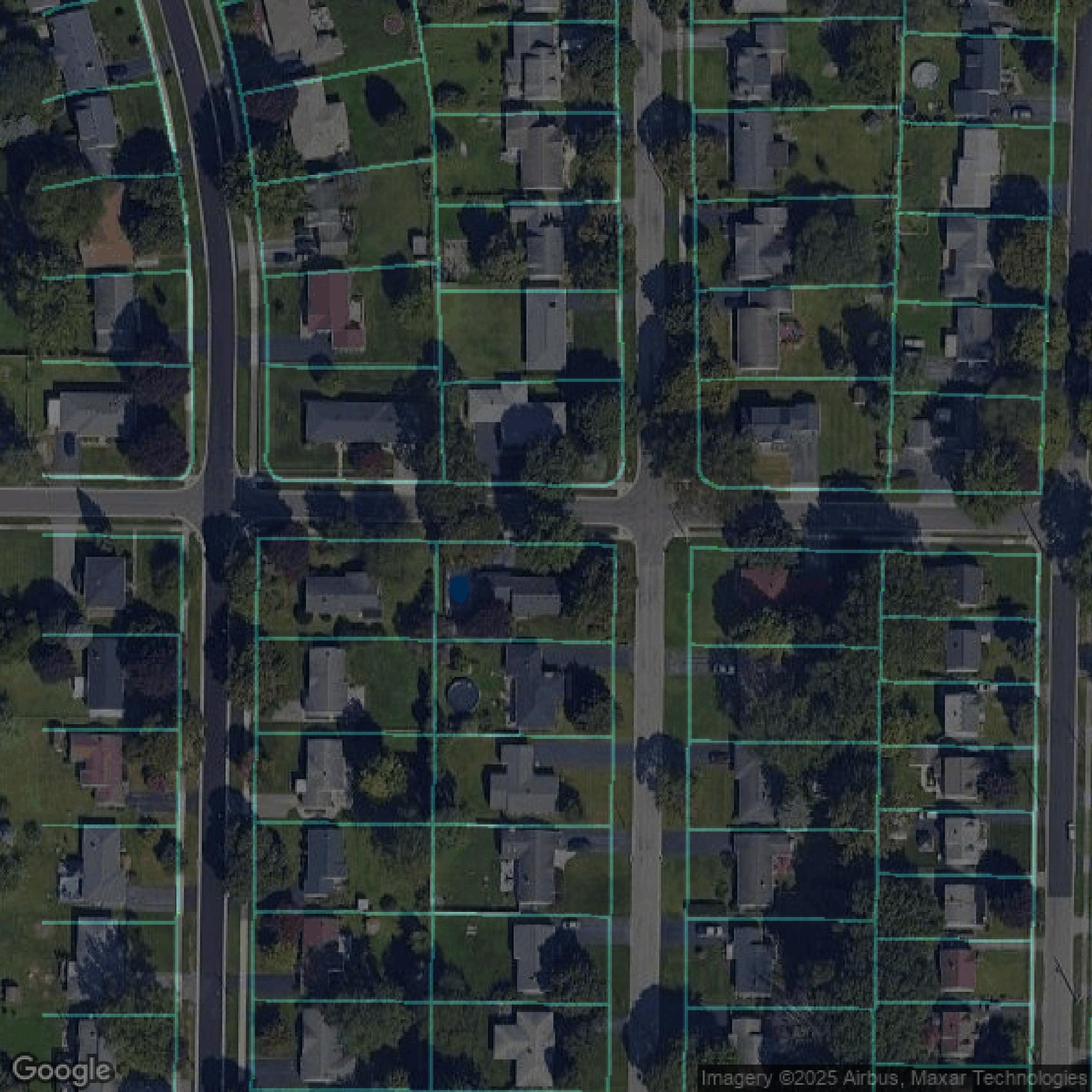 This image shows parcel data in Monroe County created using GIS data in Equator.