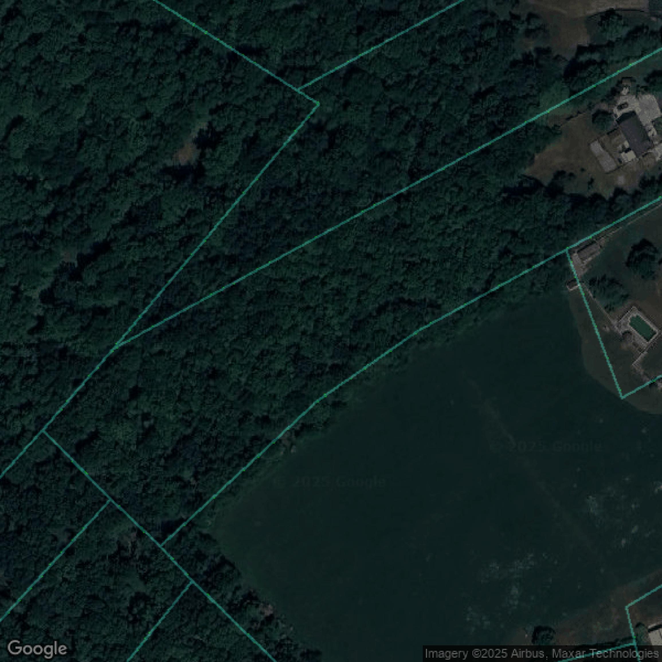 This image shows parcel data in Orange County created using GIS data in Equator.