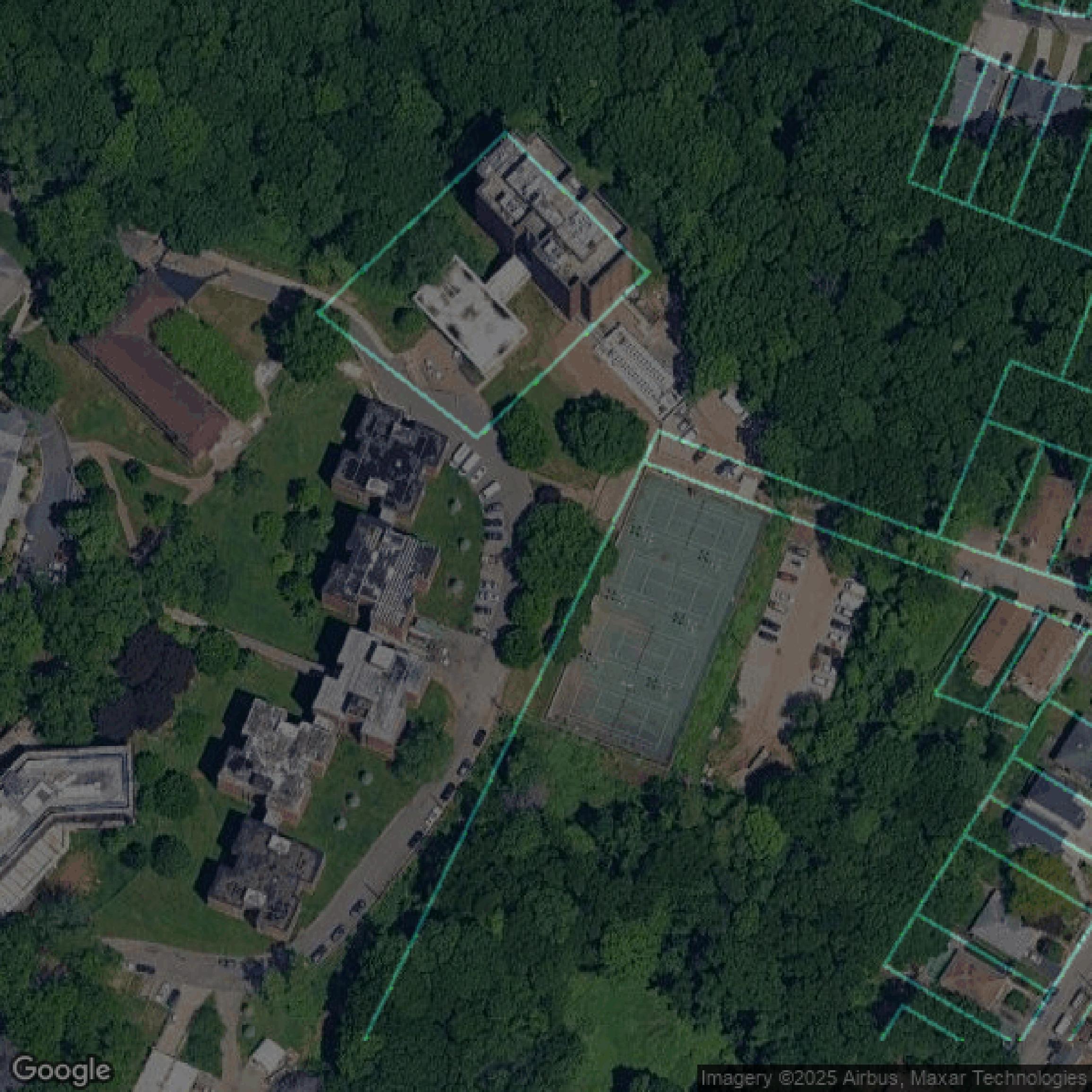 This image shows parcel data in Richmond County created using GIS data in Equator.