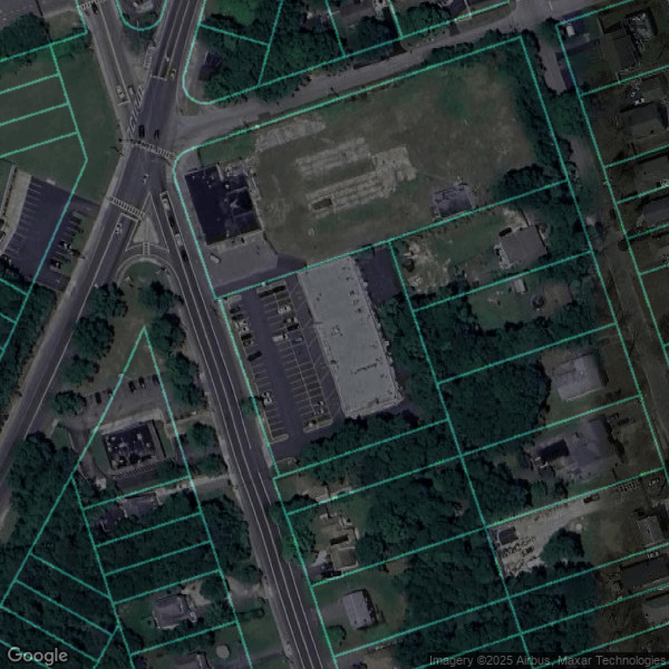 This image shows parcel data in Suffolk County created using GIS data in Equator.