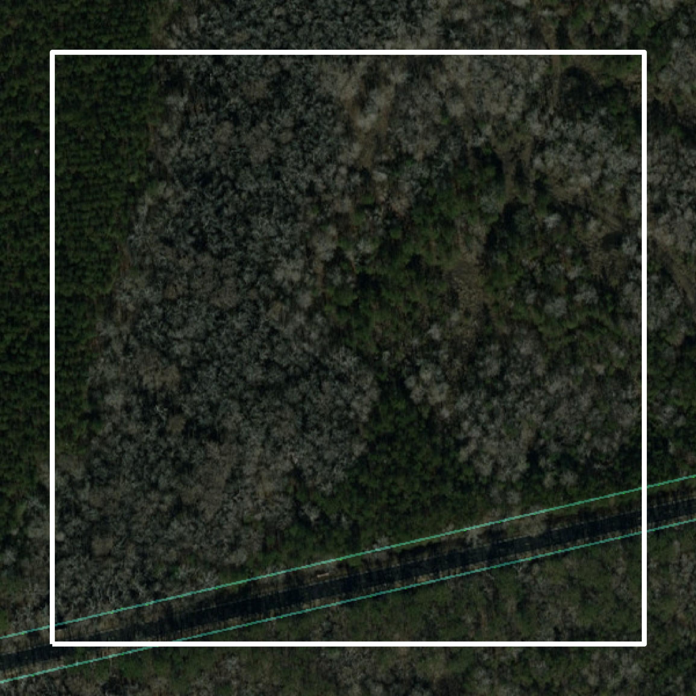 This image shows parcel and building data in Brunswick County created using GIS data in Equator.